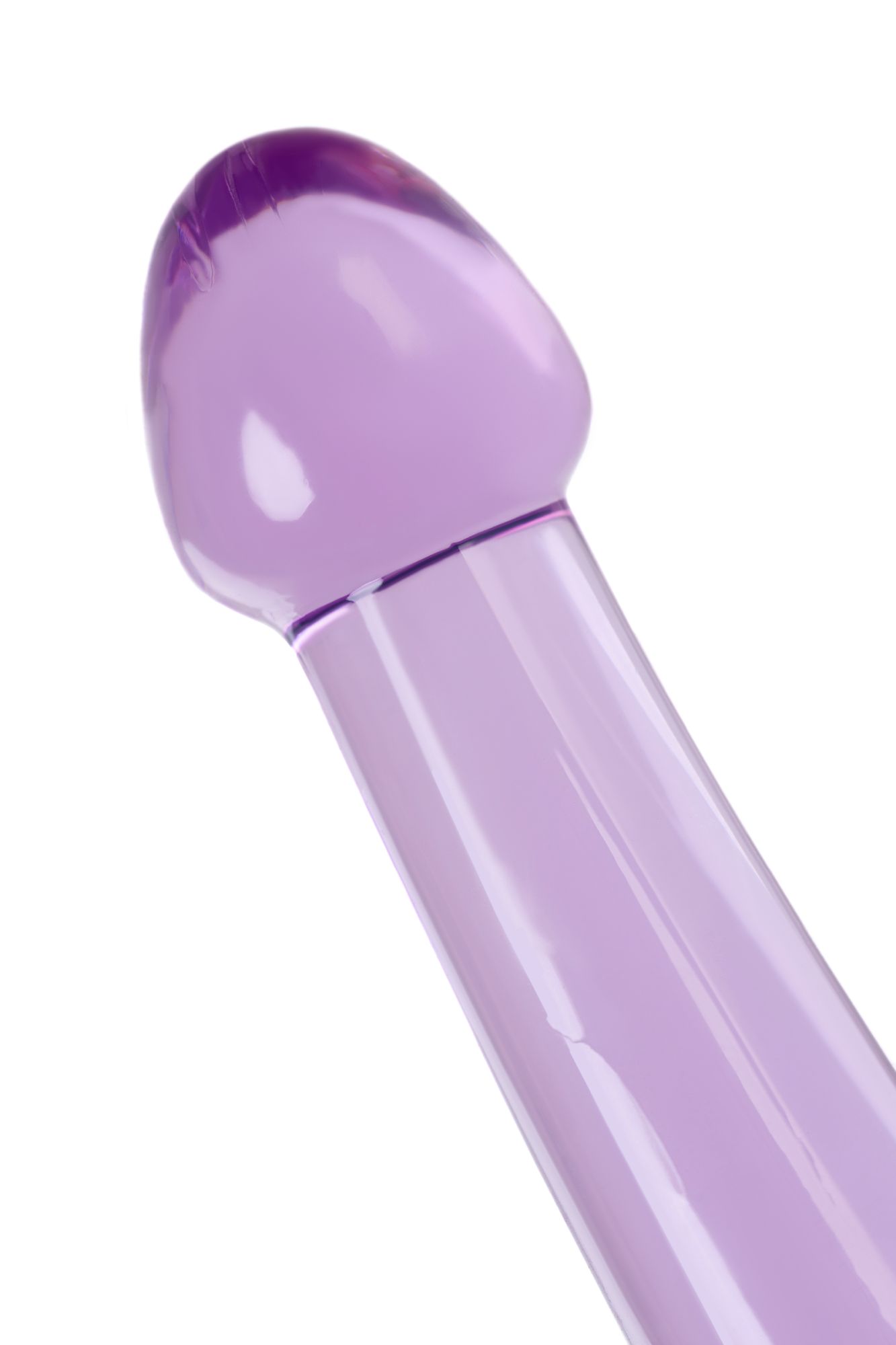 нереалистичный фаллоимитатор jelly dildo m toyfa basic, tpe, фиолетовый, 18 см в 