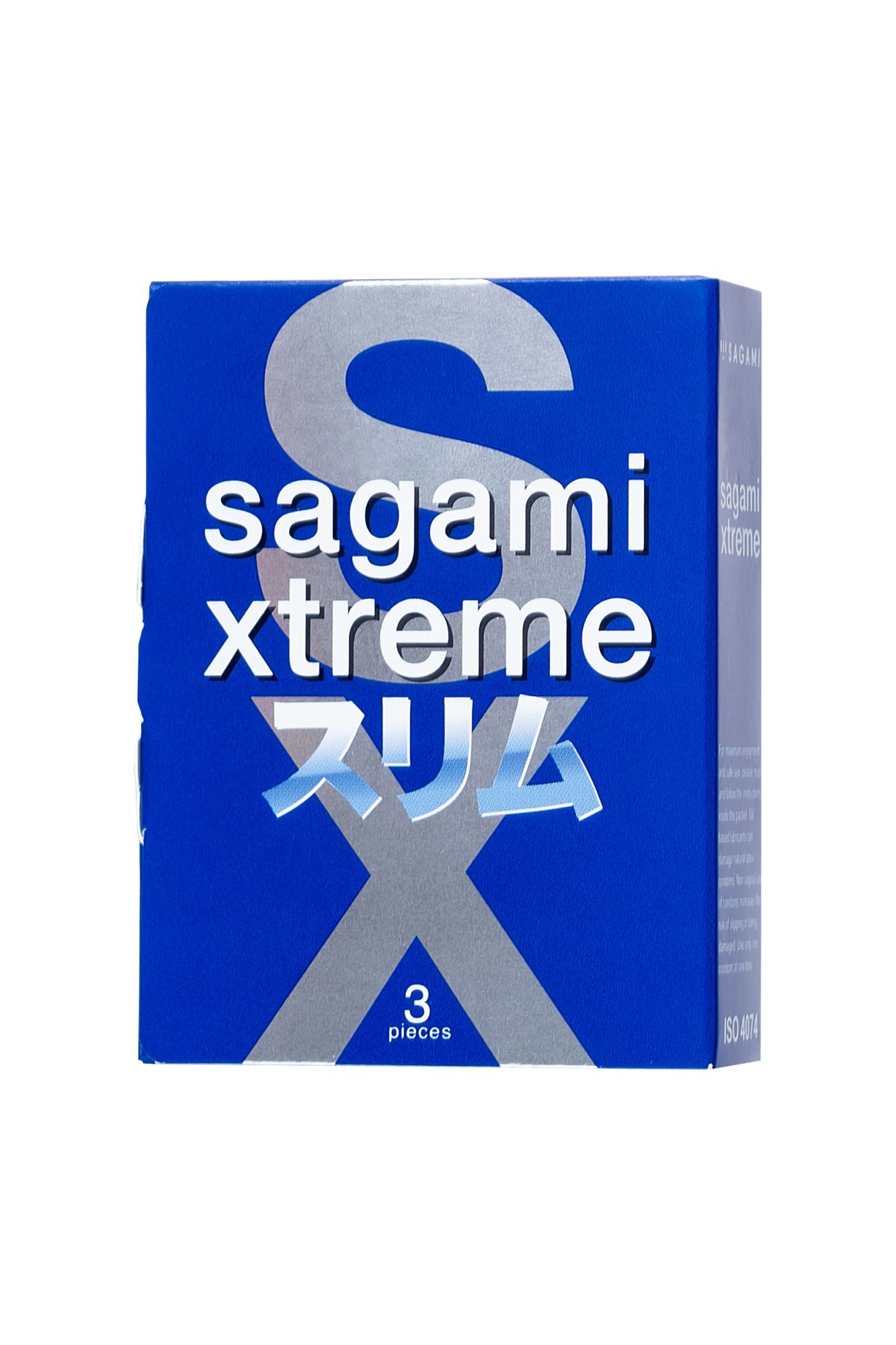 презервативы sagami, extreme, feel fit, гладкие, 19 см, 5,1 см, 3 шт. в 