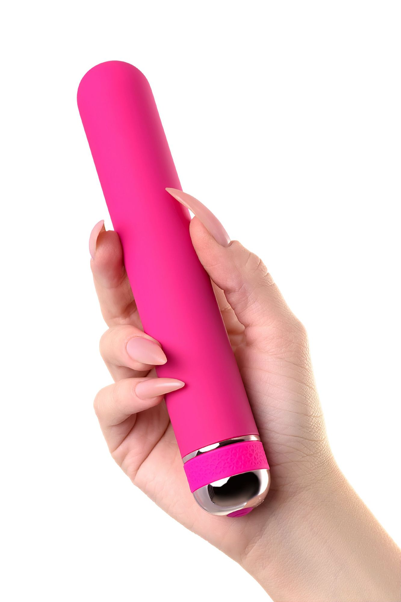 нереалистичный вибратор a-toys by toyfa mastick, abs пластик, розовый, 18 см в 