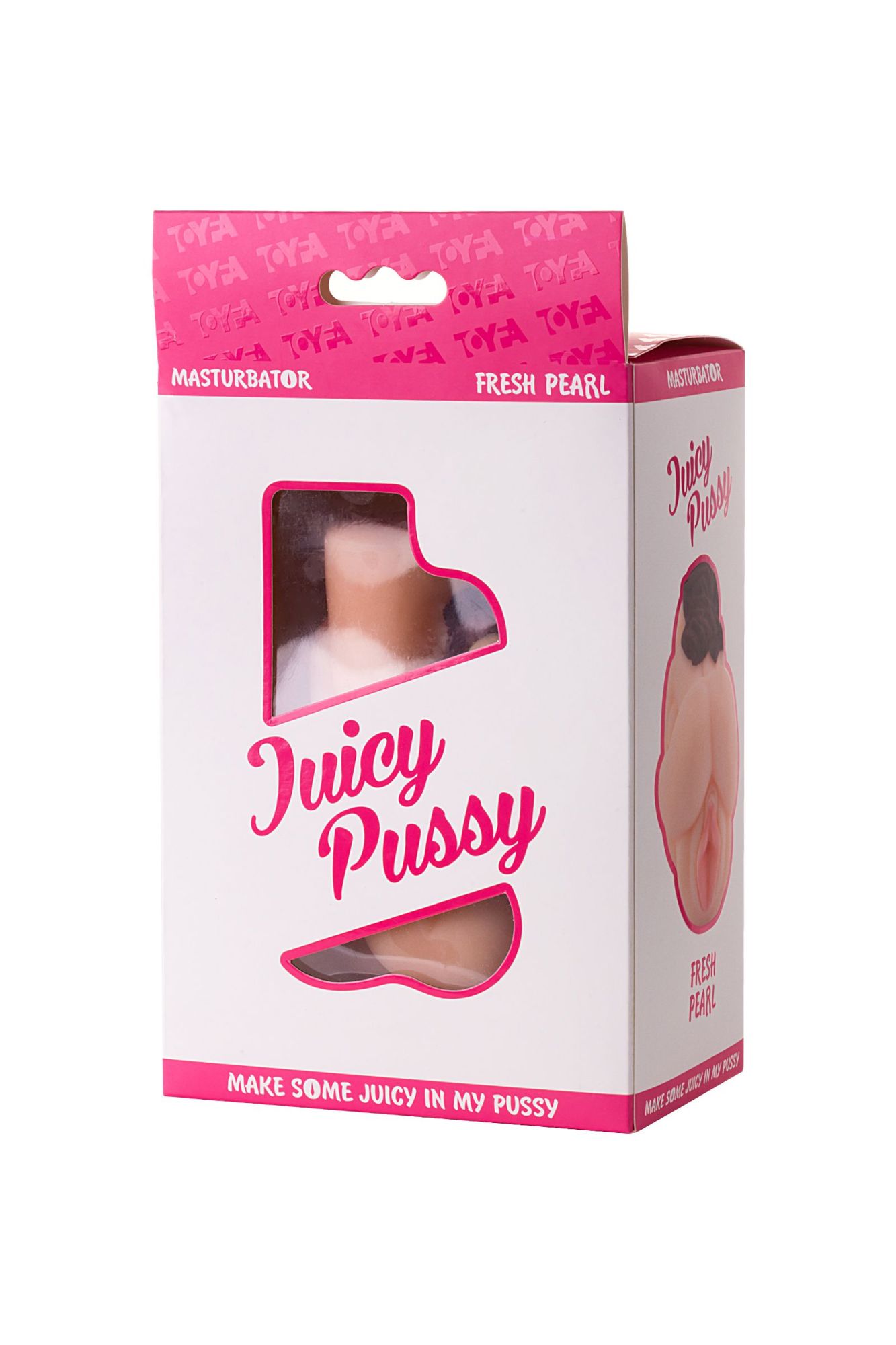 мастурбатор реалистичный toyfa juicy pussy fresh pearl, вагина, tpr, телесный, 13 см в 