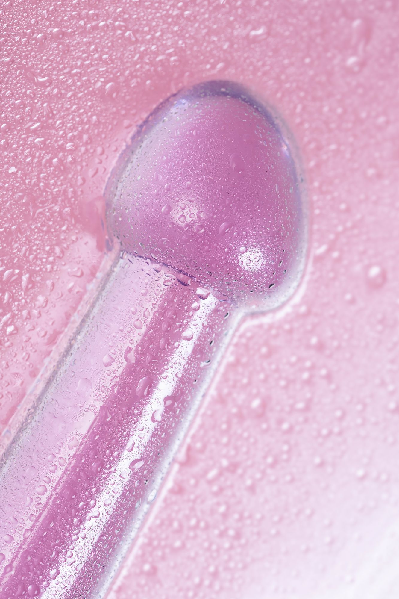 нереалистичный фаллоимитатор jelly dildo m toyfa basic, tpe, фиолетовый, 18 см в 