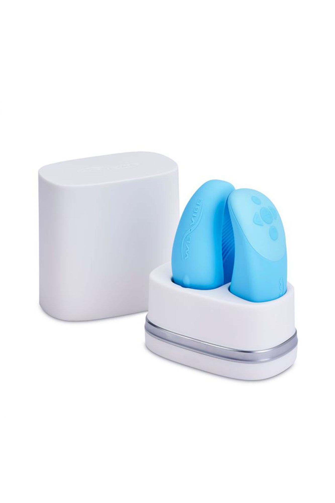 вибратор we-vibe chorus силикон, голубой, 11 см в 