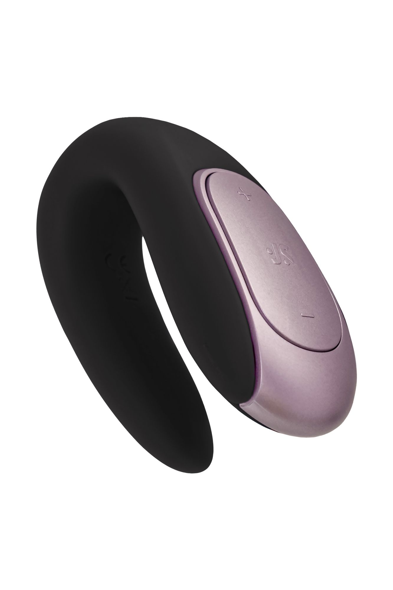 многофункциональный стимулятор для пар satisfyer partner double fun, силикон, черный, 9 см в 