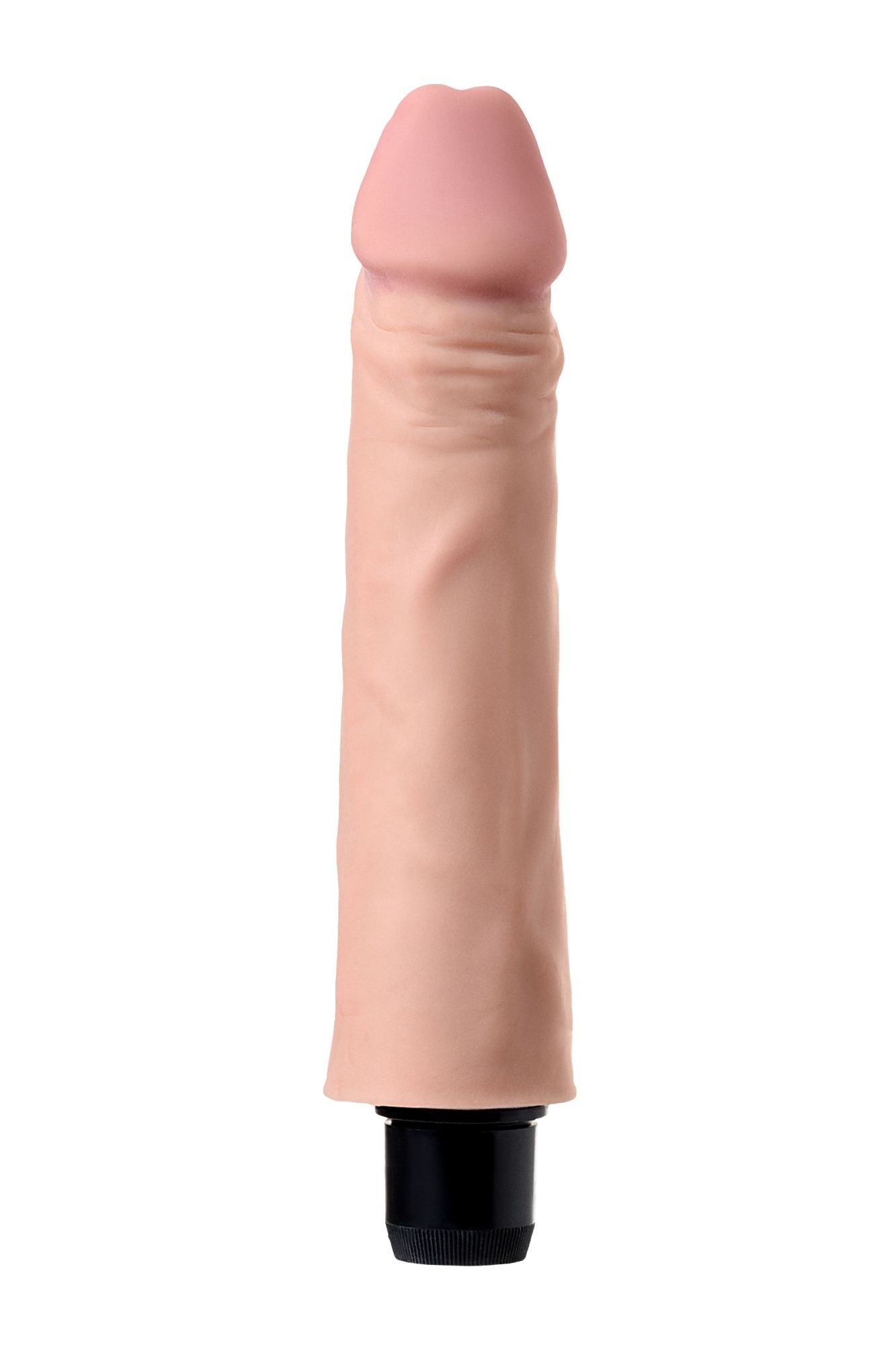 реалистичный вибратор toyfa  a-toys toron, tpe, телесный, 21 см в 
