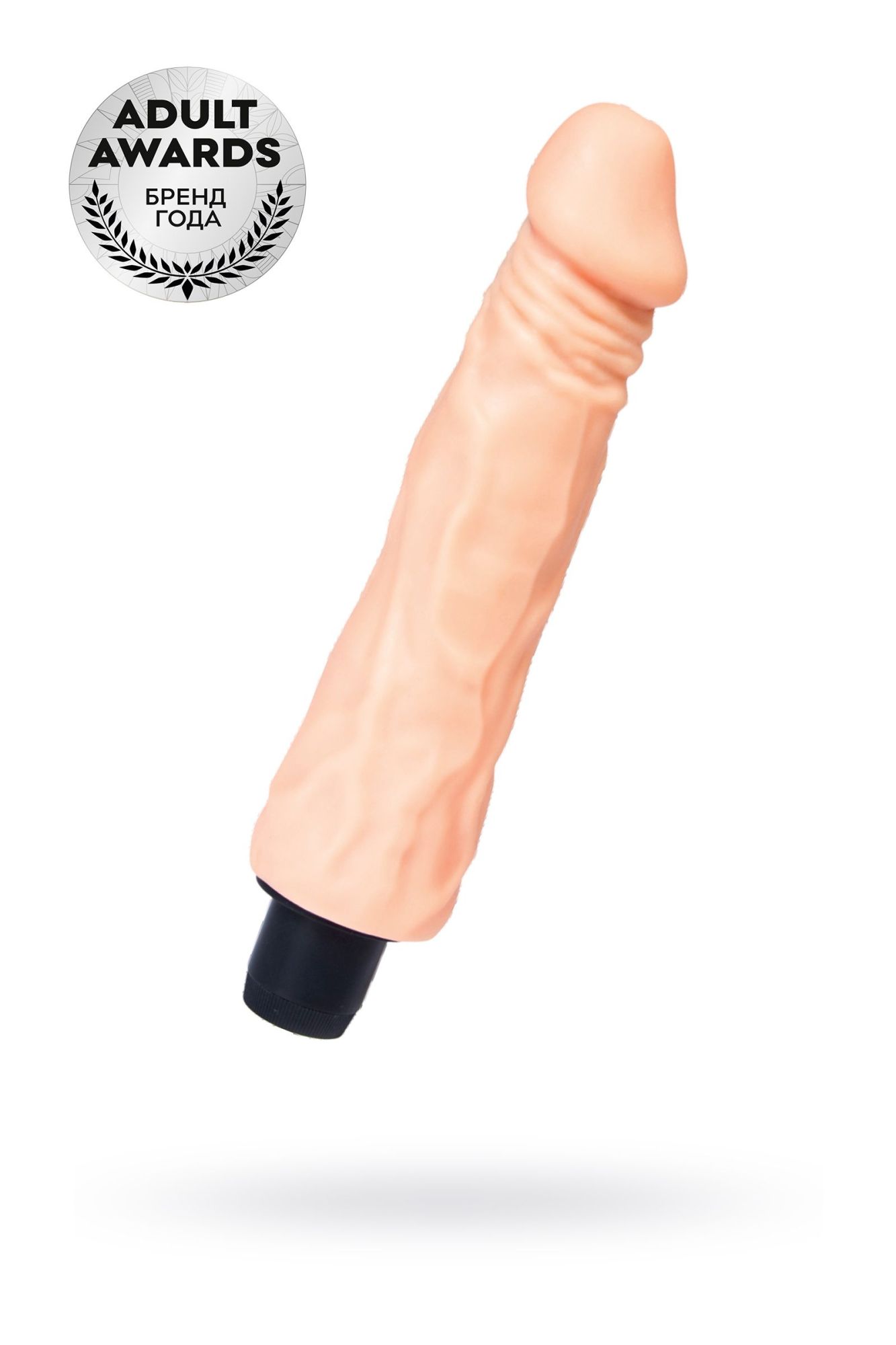 реалистичный вибратор toyfa a-toys hook, tpe, телесный, 23 см в 