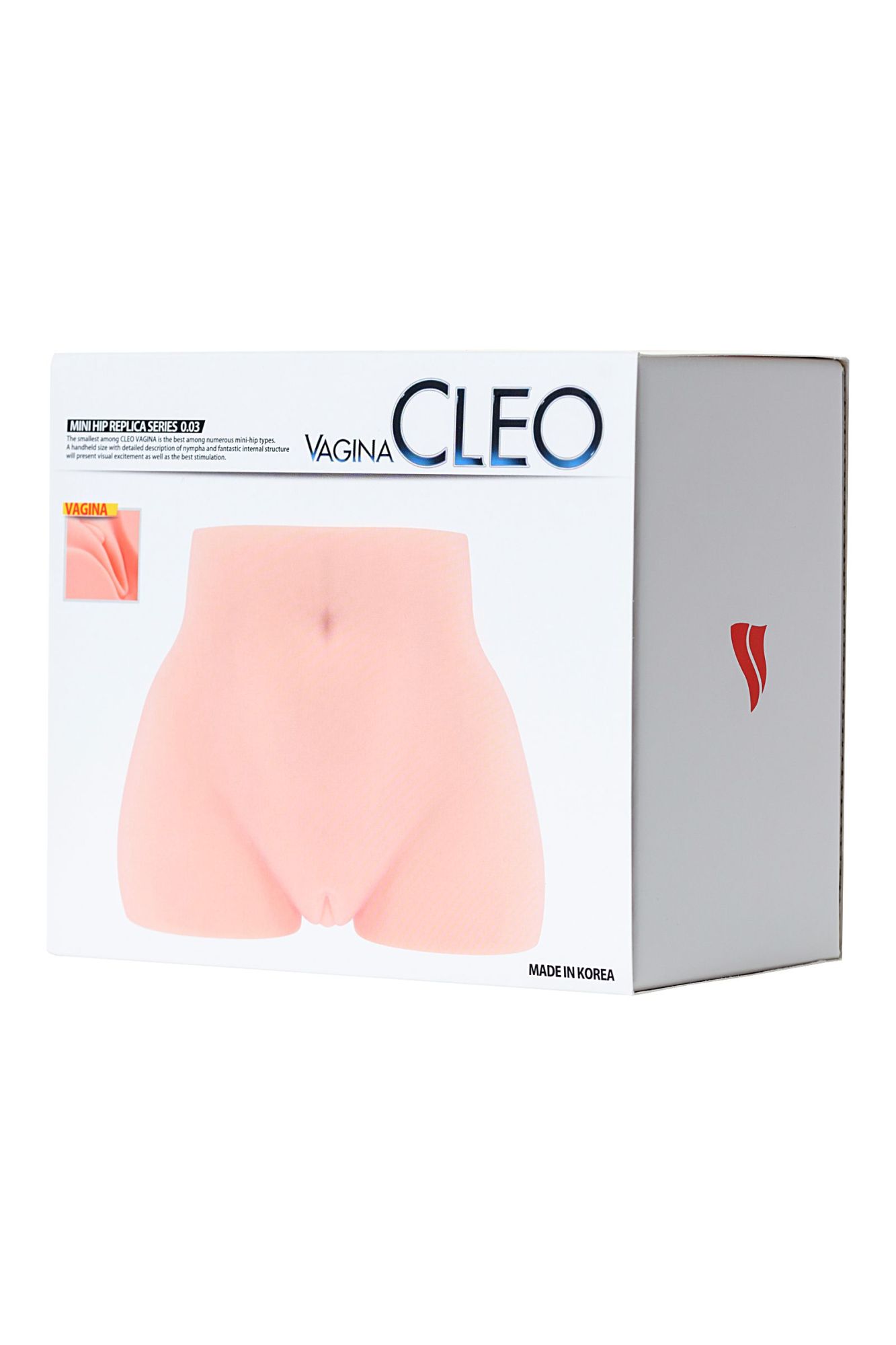 мастурбатор реалистичный kokos cleo, tpr, телесный, 13.5 см в 