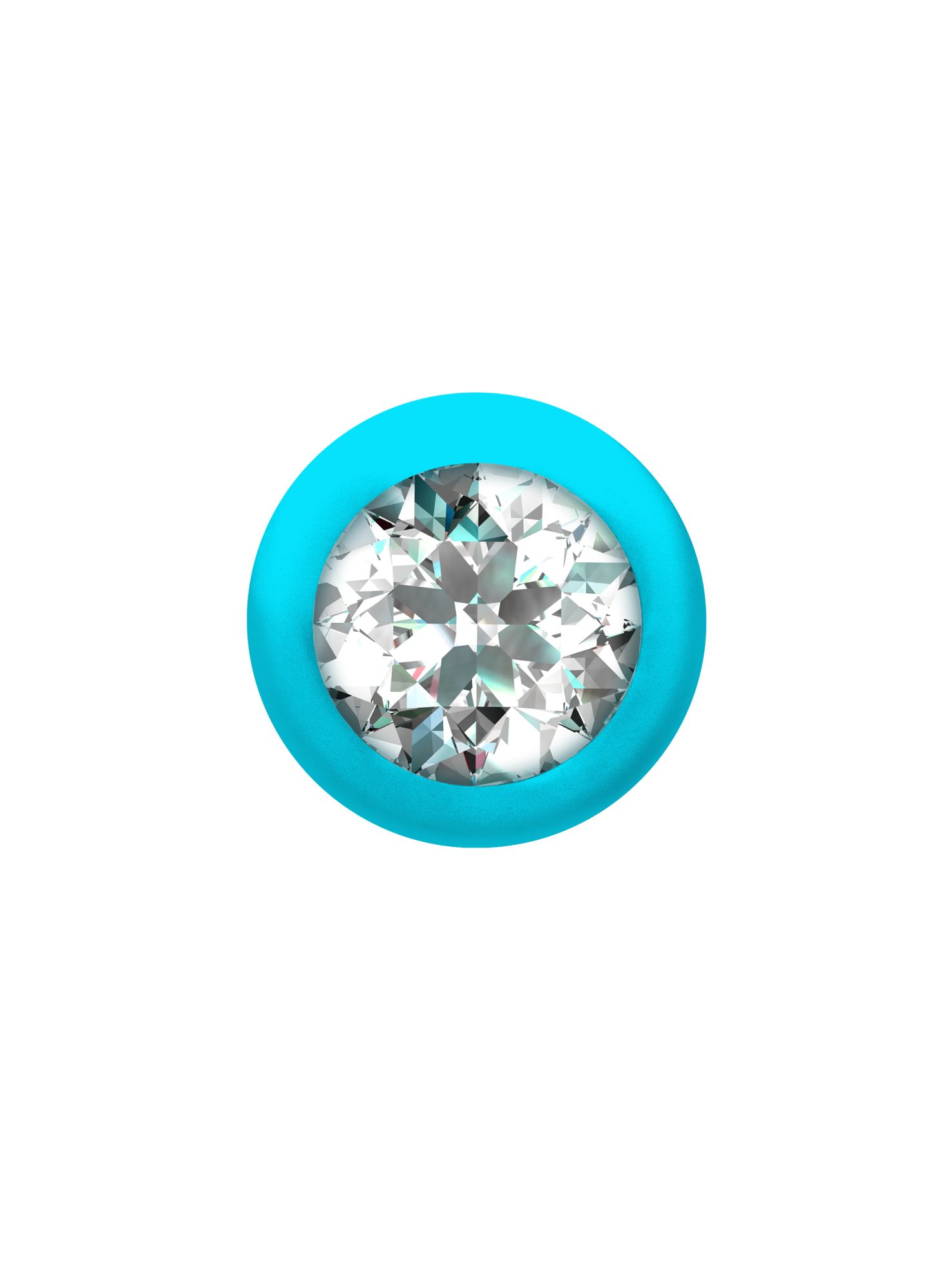 анальная цепочка с кристаллом emotions buddy turquoise 1400-02lola в 