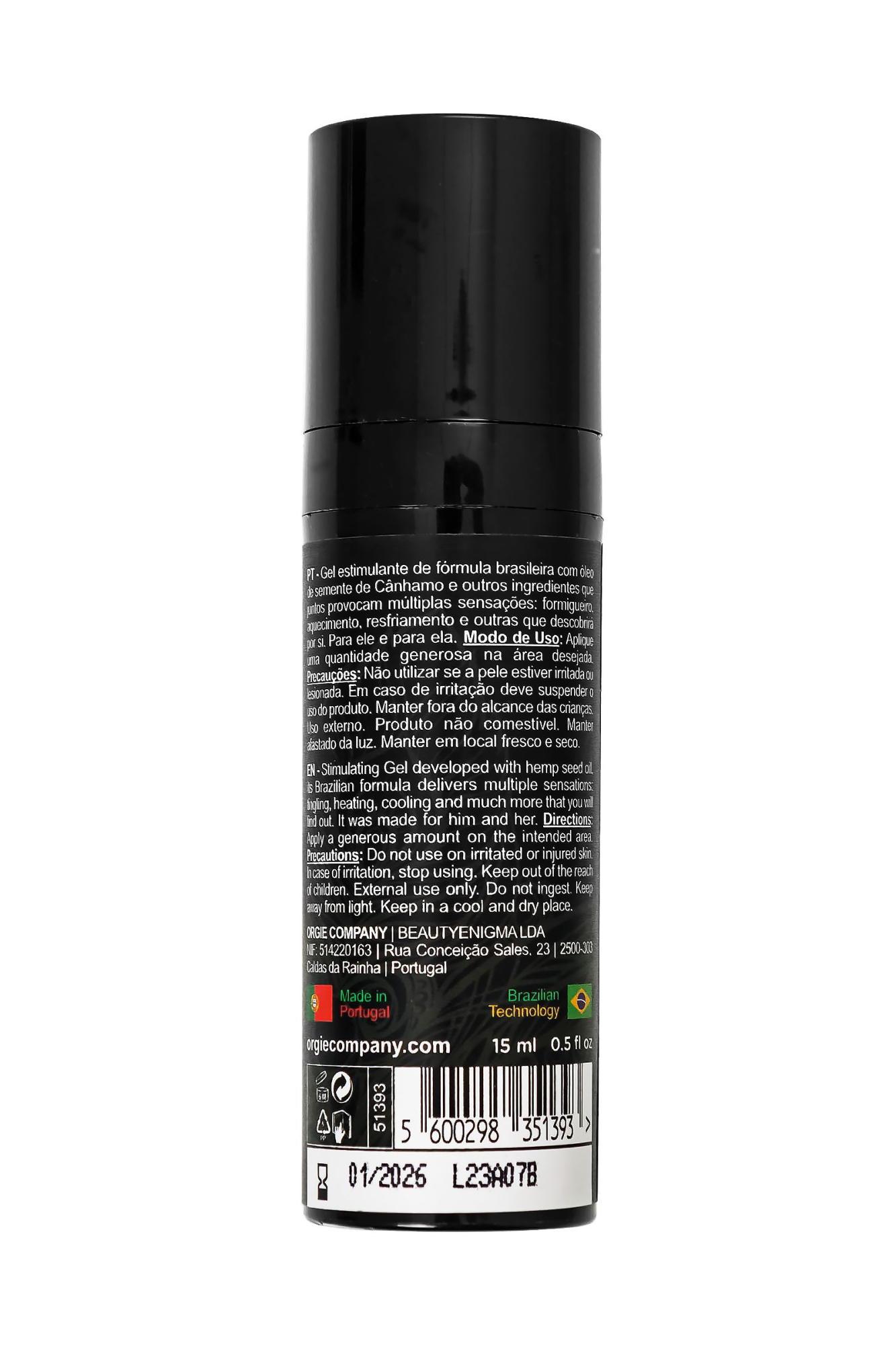 интимный гель для клитора orgie hemp intense orgasm, 15 мл в 