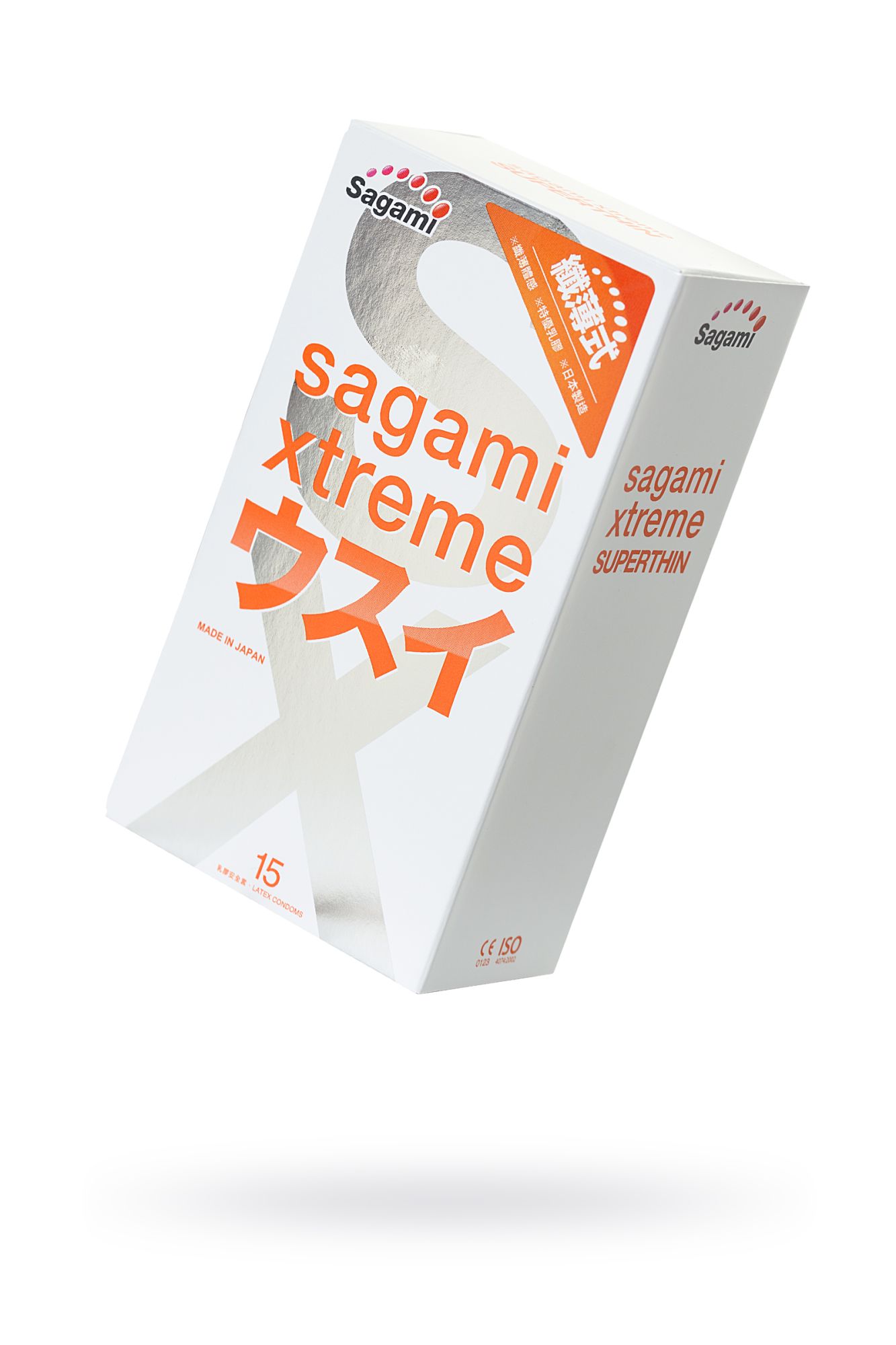 презервативы sagami, xtreme, 0.04, латекс, 19 см, 5,4 см, 15 шт. в 