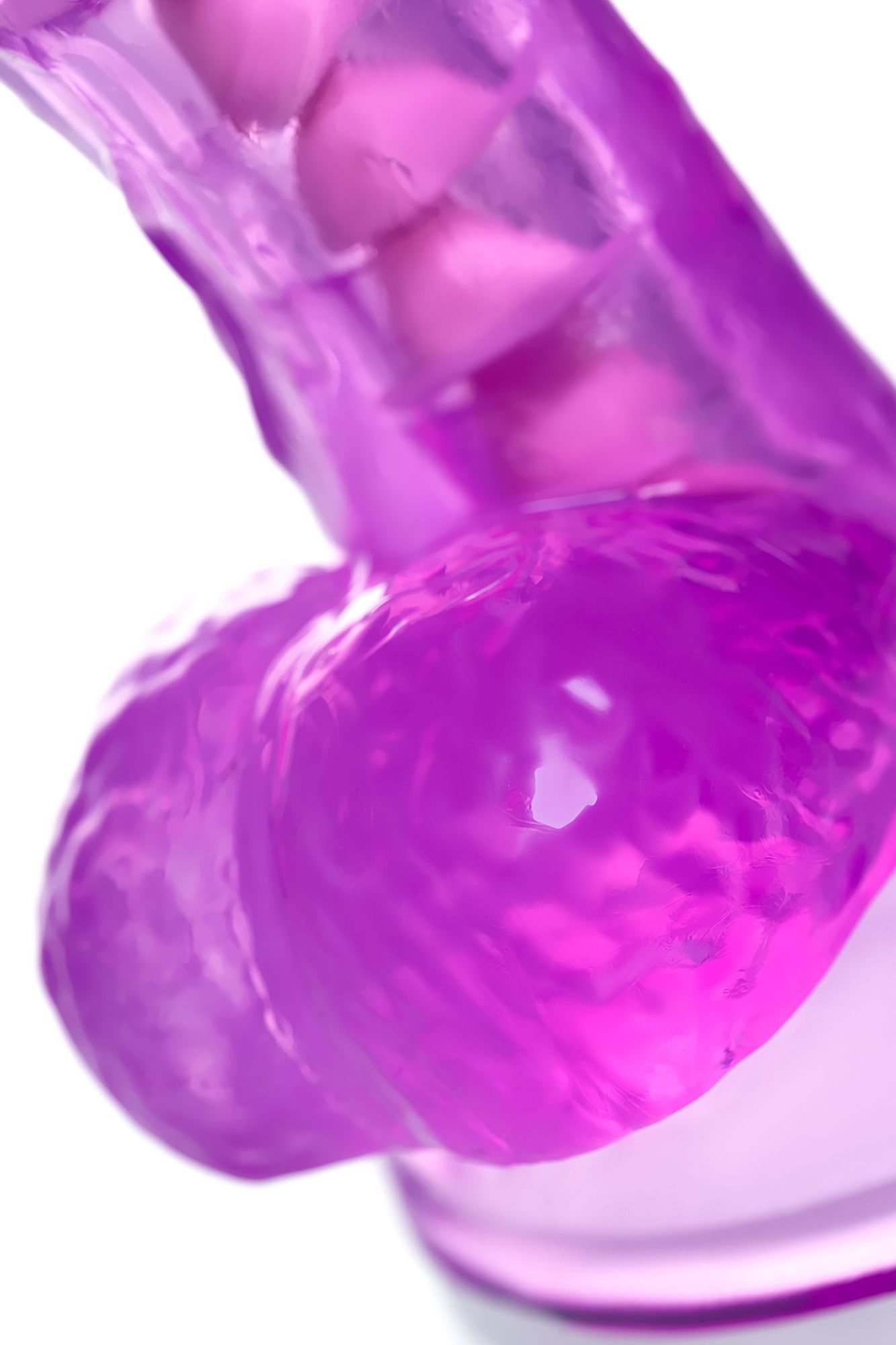 реалистичный фаллоимитатор a-toys by toyfa celiam, tpe, фиолетовый, 20,5 см в 