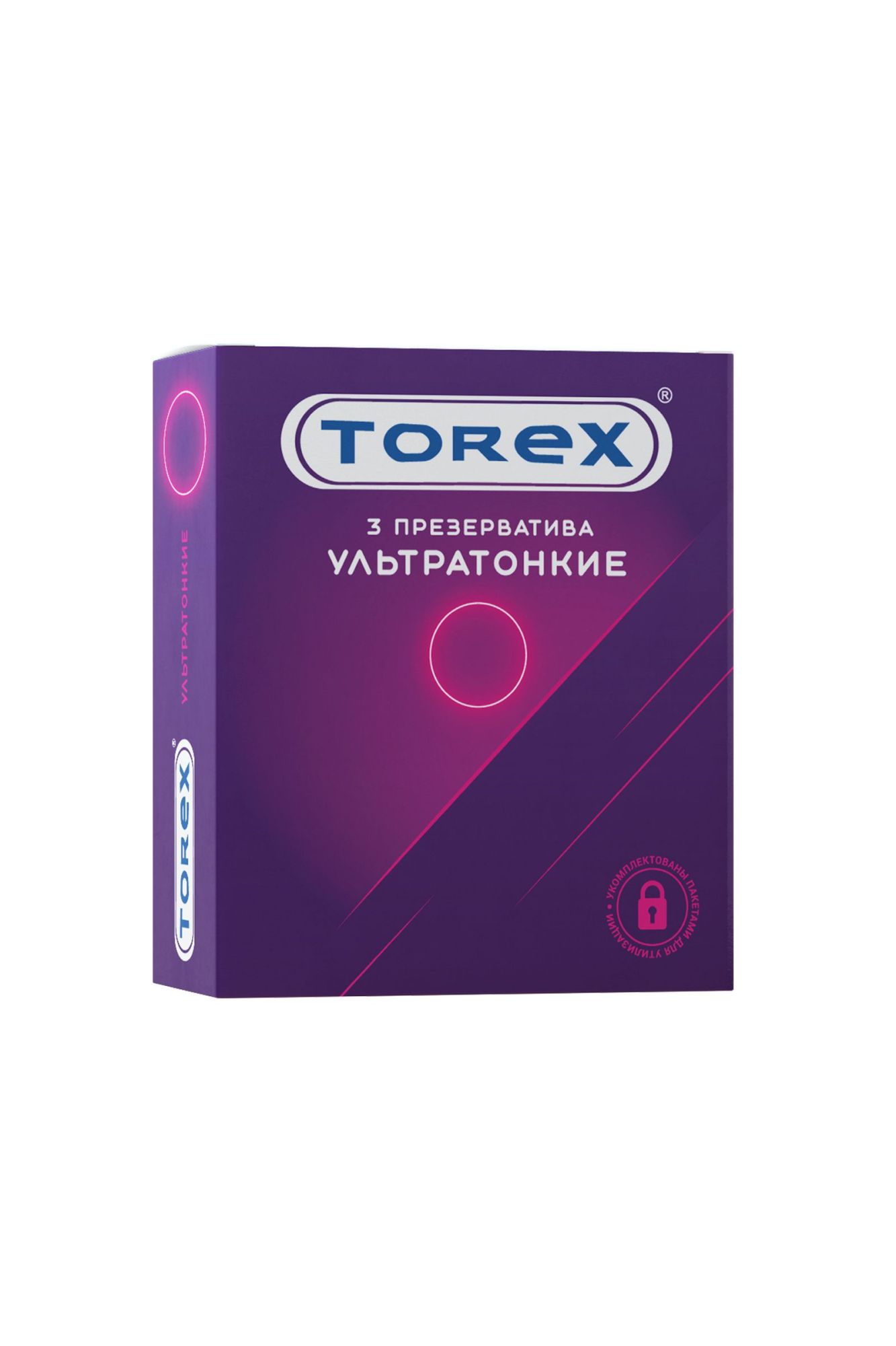 презервативы torex, ультратонкие, латекс, 3 шт в 
