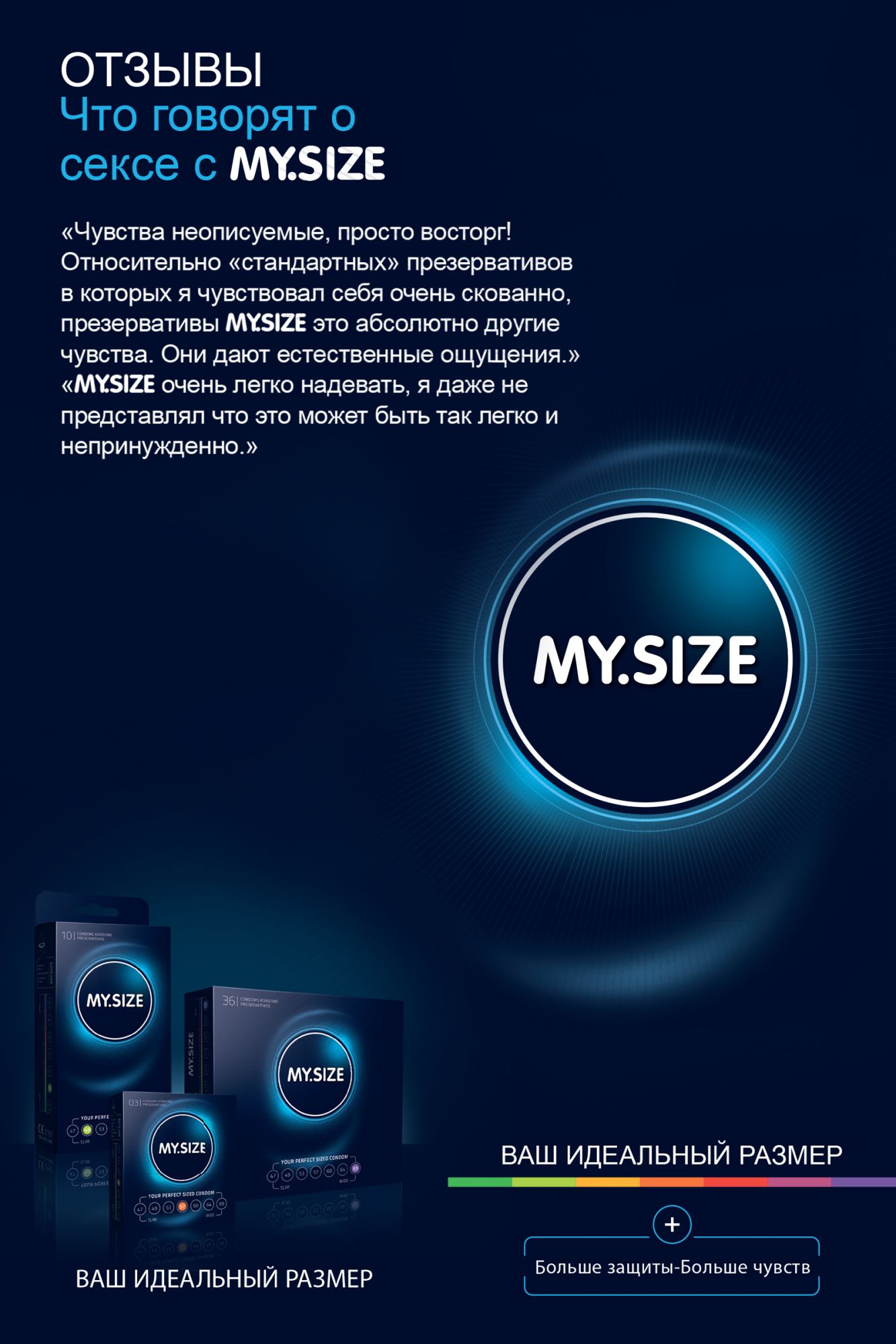 презервативы my.size, латекс, 17,8 см, 5,3 см, 36 шт. в 