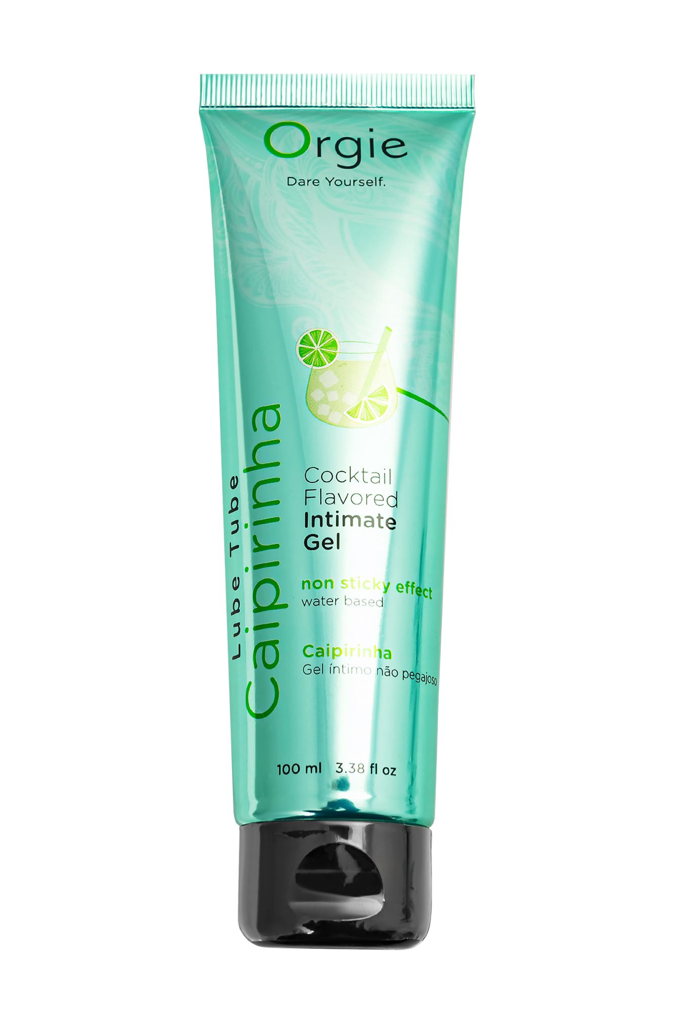 интимный гель orgie lube tube cocktail на водной основе, со вкусом кайпириньи, 100 мл в 