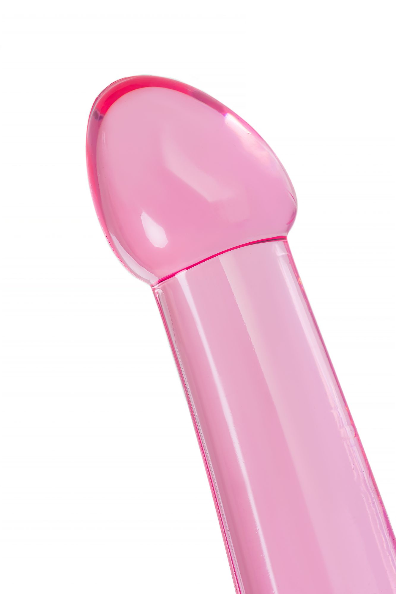 нереалистичный фаллоимитатор jelly dildo xl toyfa basic, tpe, розовый, 22 см в 