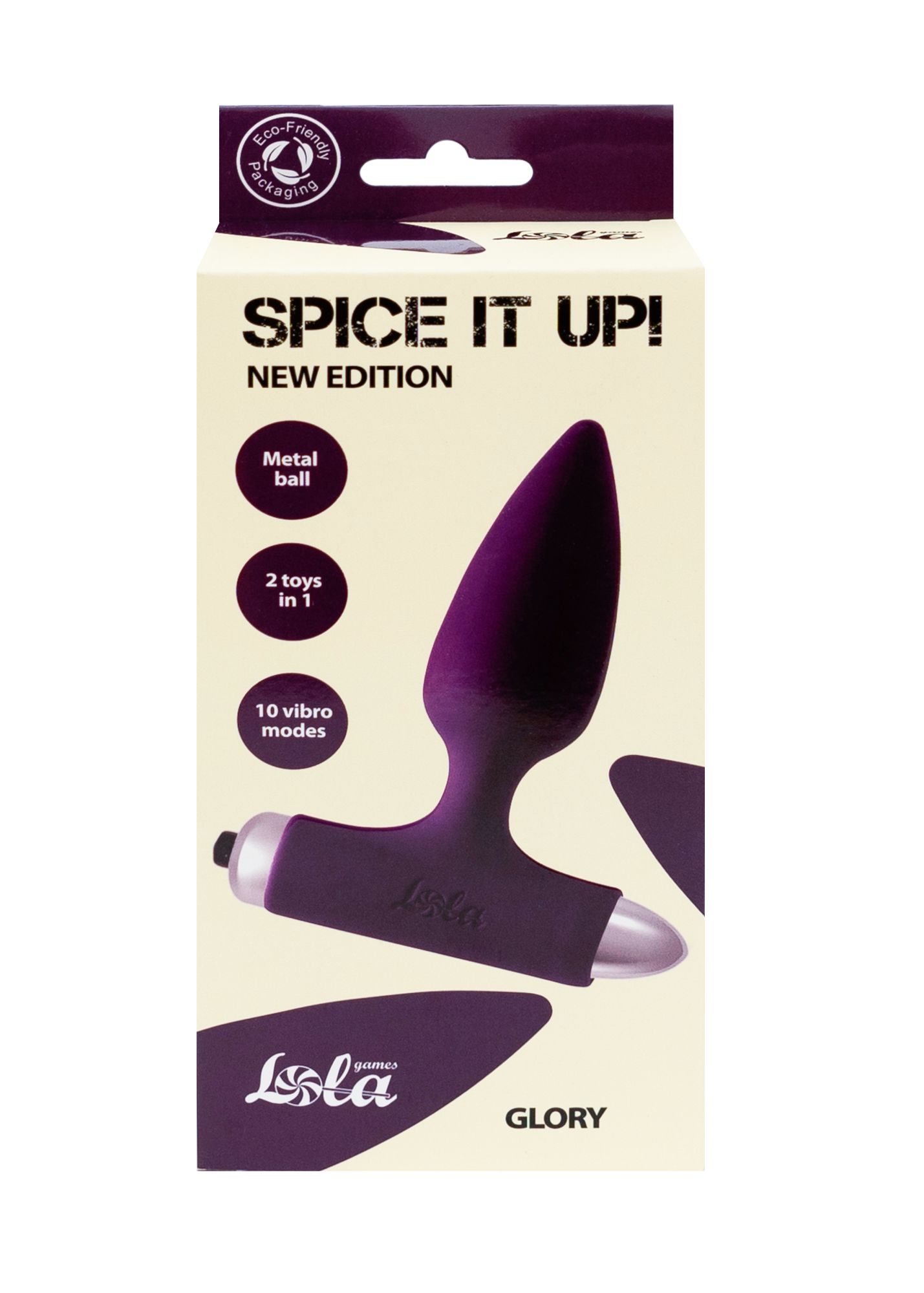 анальная пробка с вибрацией spice it up new edition glory ultraviolet 8015-04lola в 