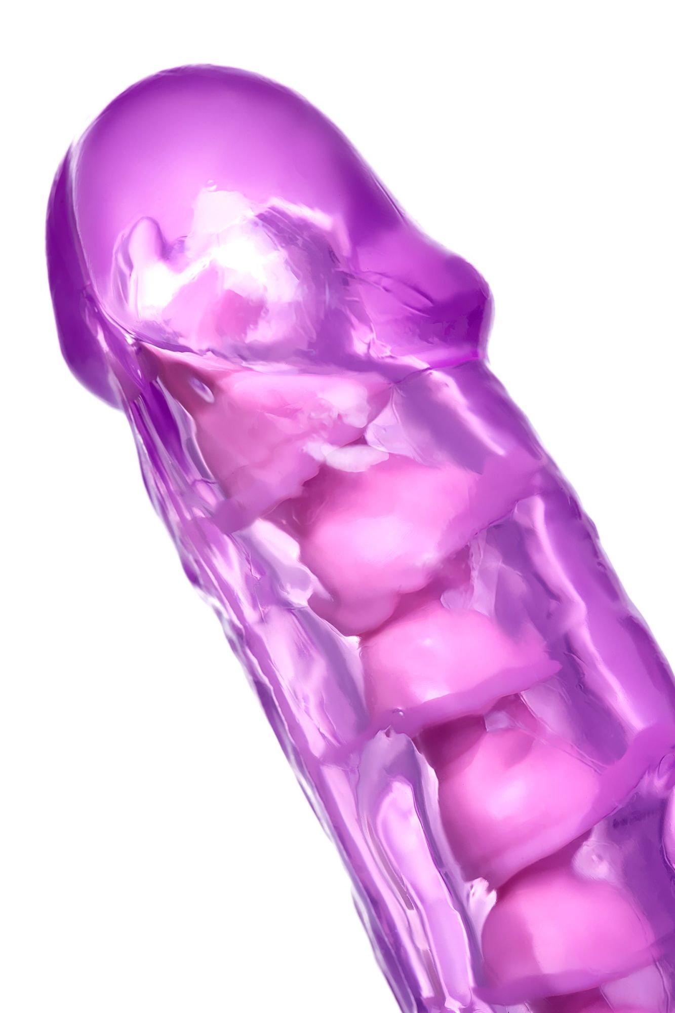 реалистичный фаллоимитатор a-toys by toyfa celiam, tpe, фиолетовый, 20,5 см в 