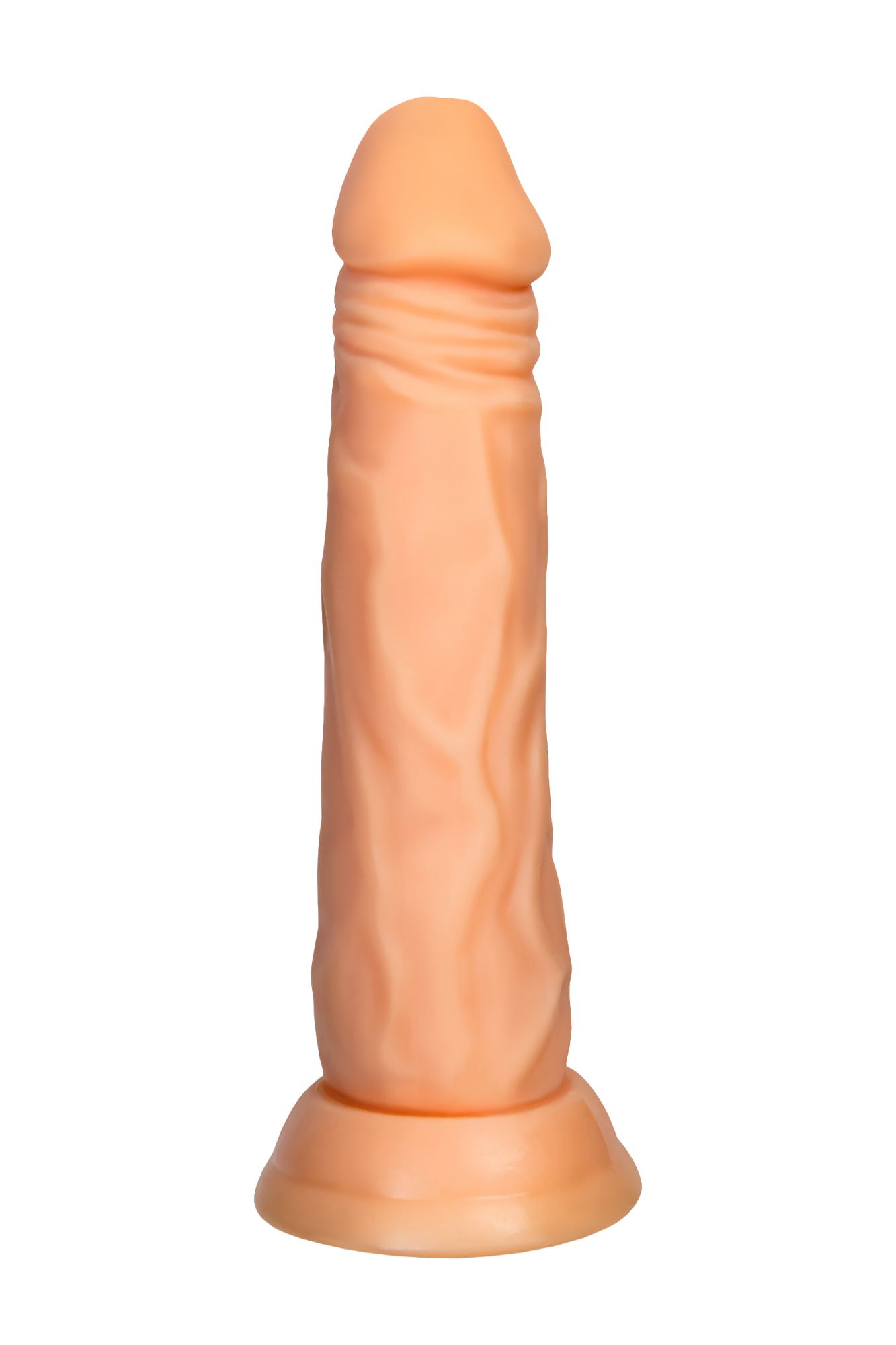 реалистичный фаллоимитатор a-toys by toyfa toon, tpe, телесный, 20 см в 