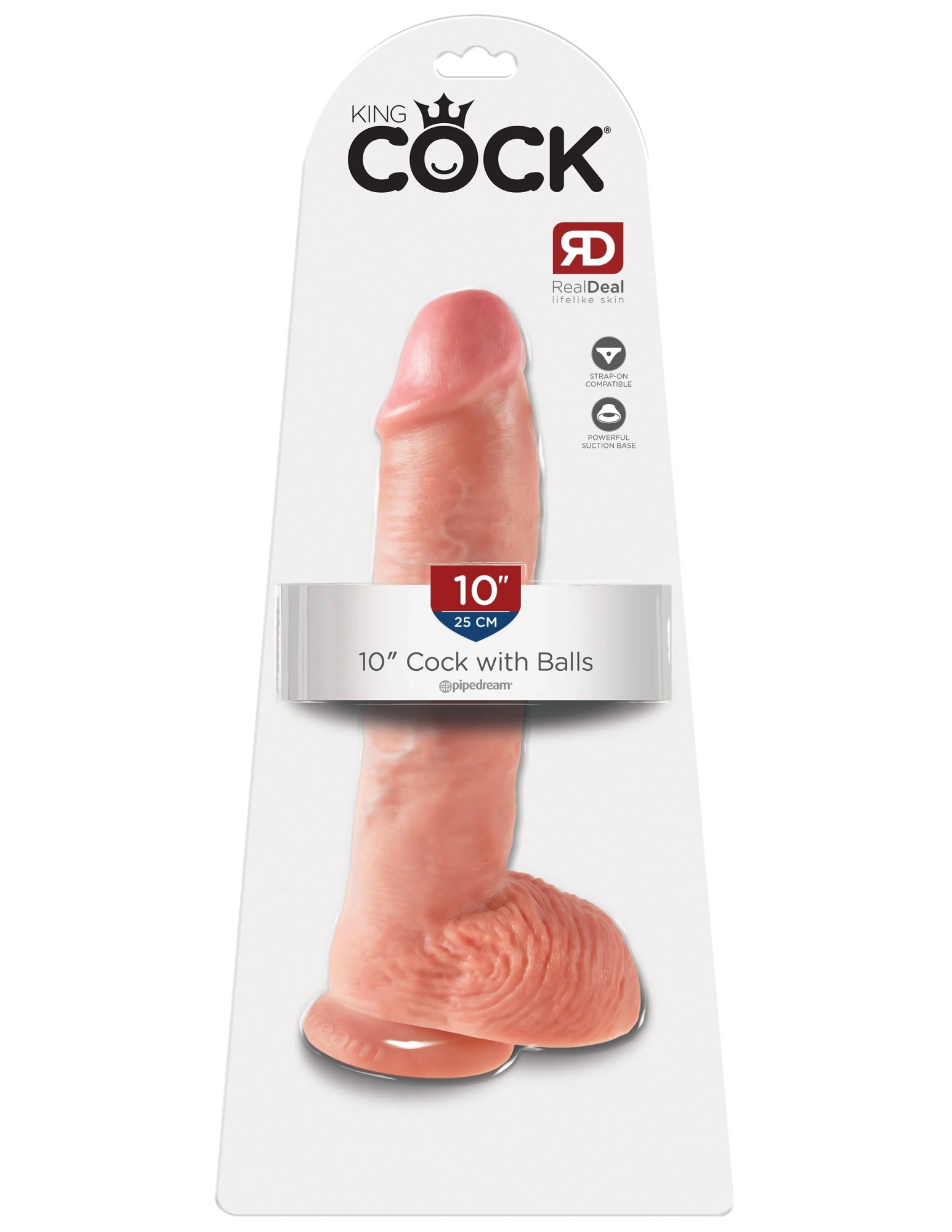 фаллоимитатор king cock 10" cock with balls - flesh pipedream 550921pd в 