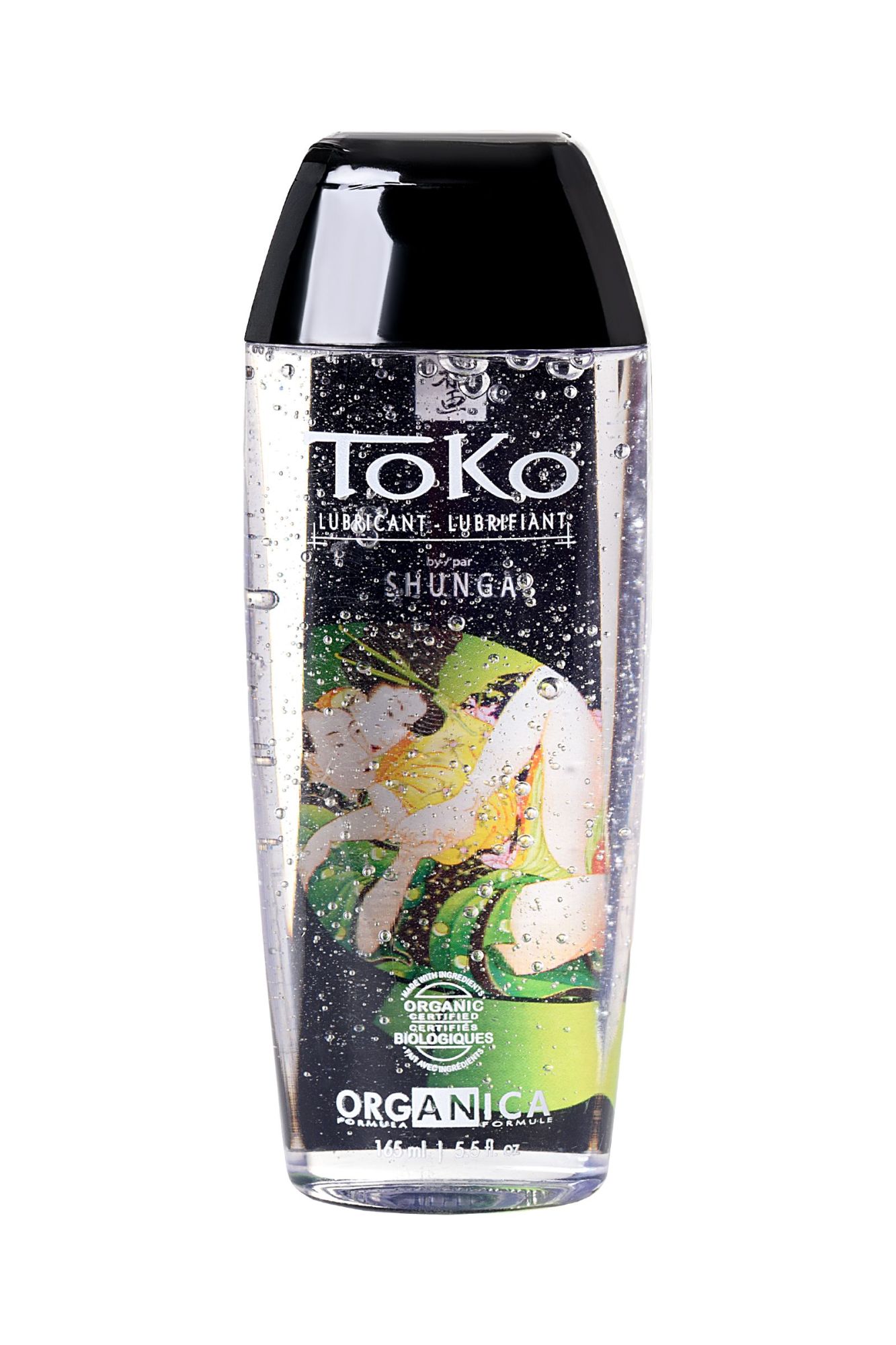 лубрикант shunga toko organica на водной основе, из 100% органических компонентов,165 мл в 