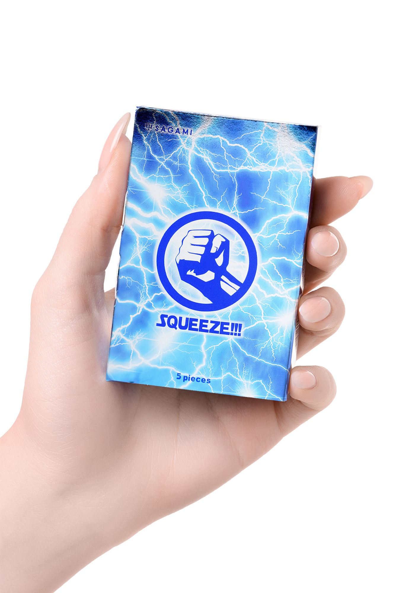 презервативы sagami, squeeze, латекс, 19 см, 5,4 см, 5 шт. в 