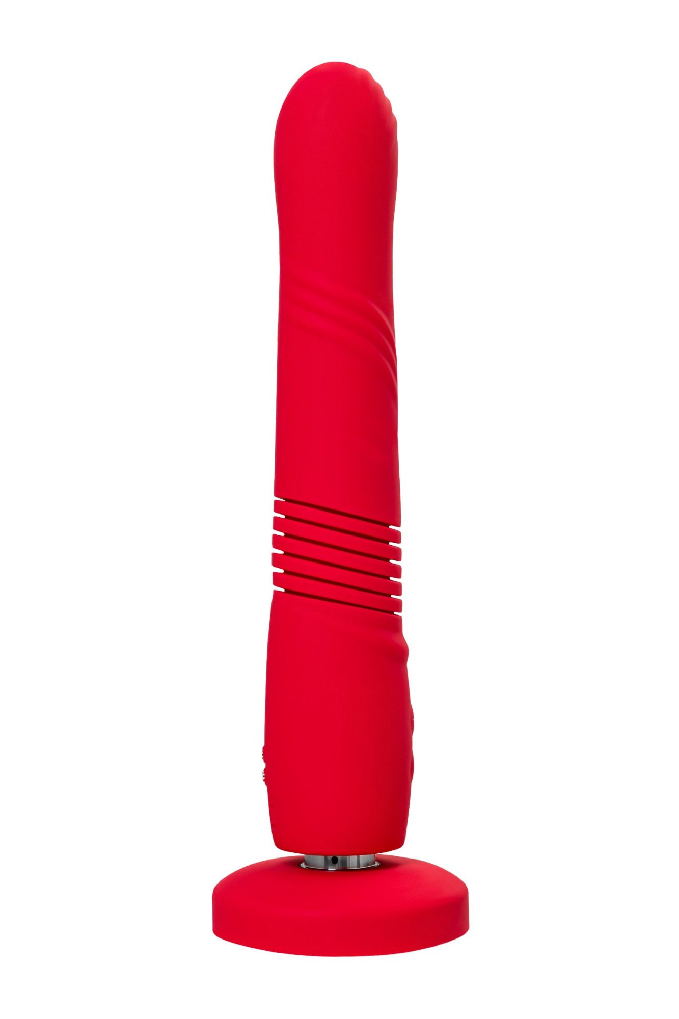 пульсатор gravity lovense tpe, красный, силикон, 25,9 см в 