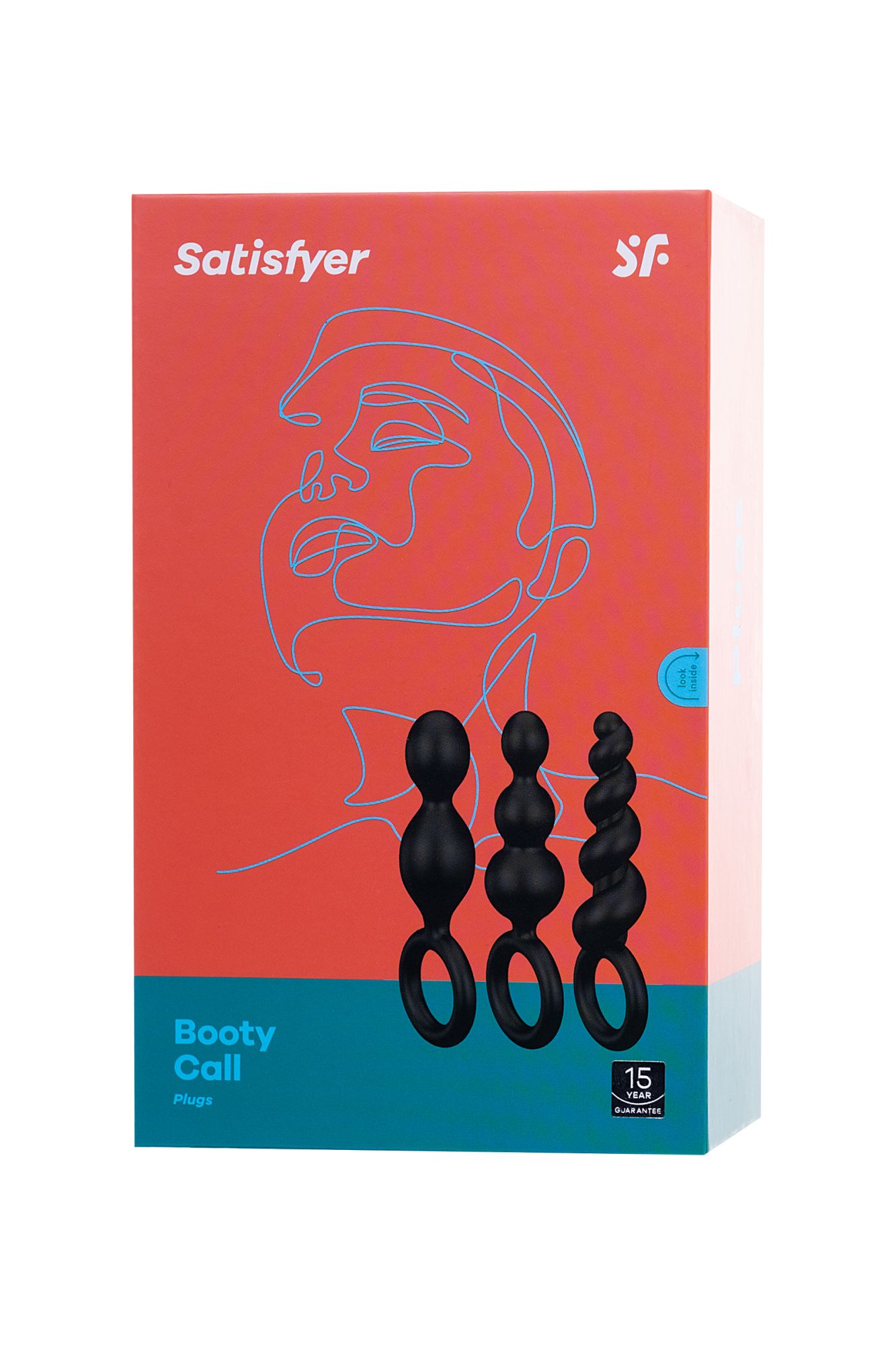 набор анальных плагов satisfyer, силикон, чёрный, 13,5 см. в 