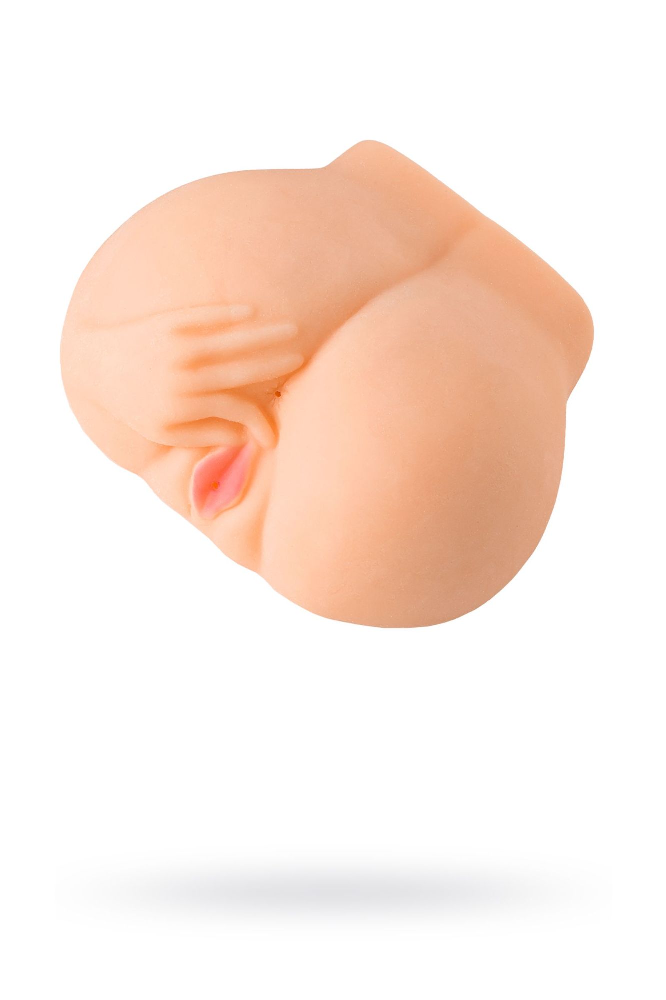 мастурбатор реалистичный toyfa juicy pussy chantal с вибрацией, вагина и анус, tpr, телесный, 14,5 с в 