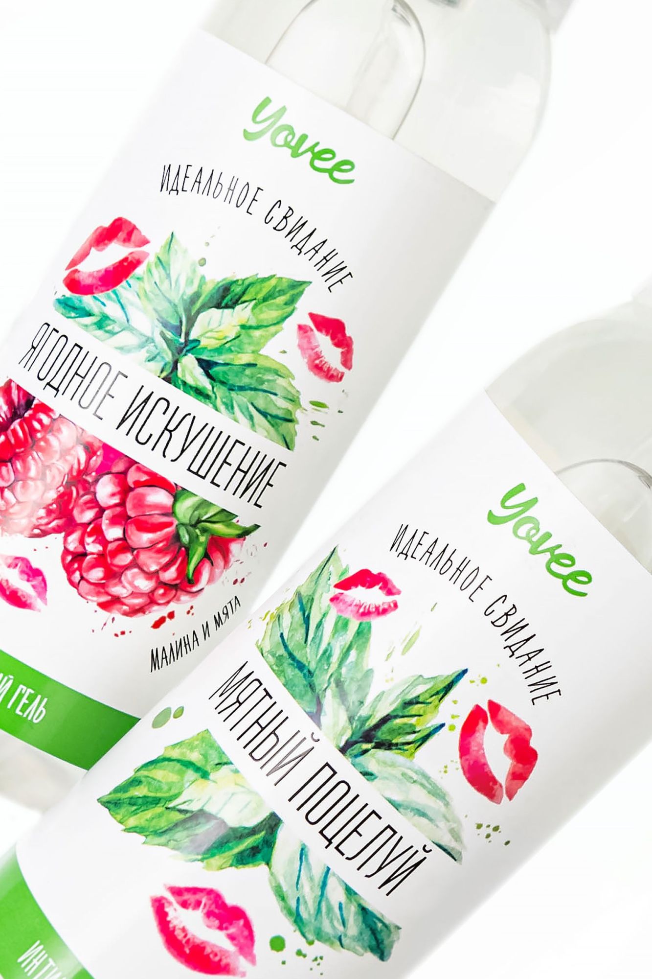 съедобная гель-смазка yovee «мятный поцелуй» с д-пантенолом, со вкусом мяты, 50 мл в 