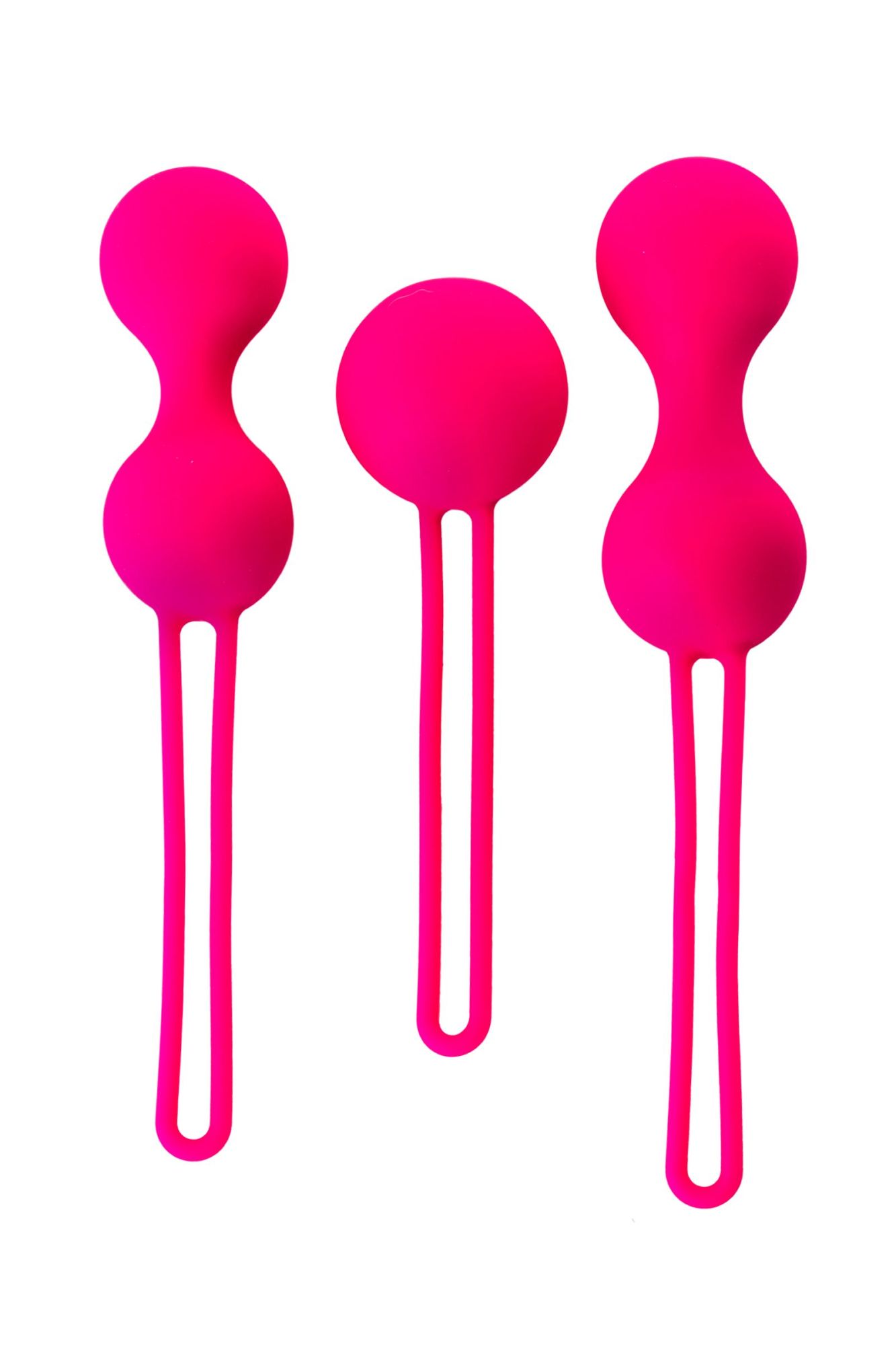 вагинальные шарики a-toys by toyfa redvil, силикон, розовые, 16,5 см в 