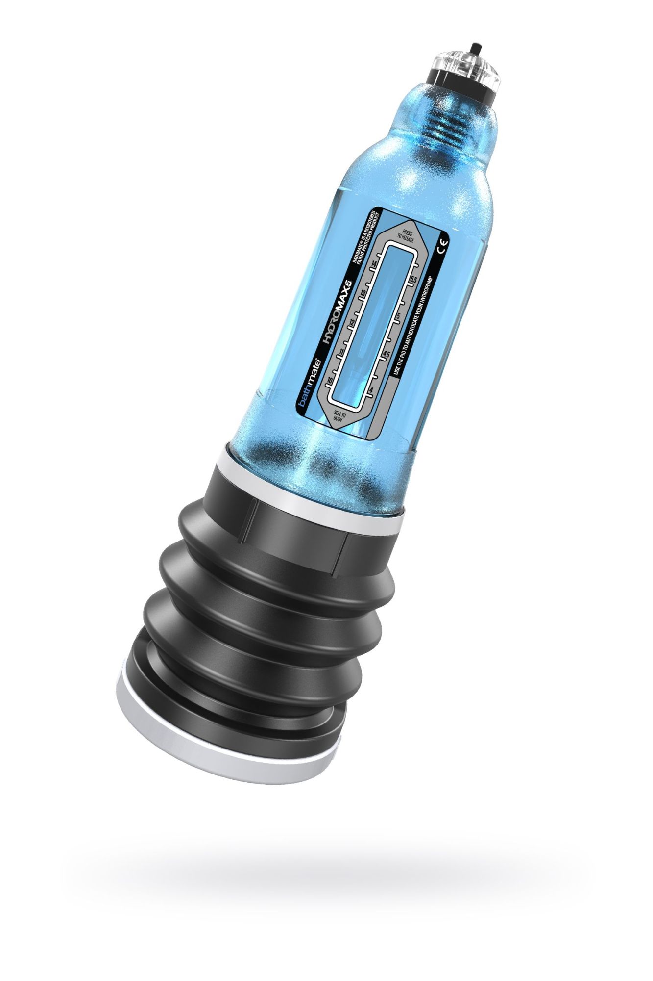 помпа для пениса bathmate hydromax5, abs пластик, голубая (аналог hydromax x20) в 