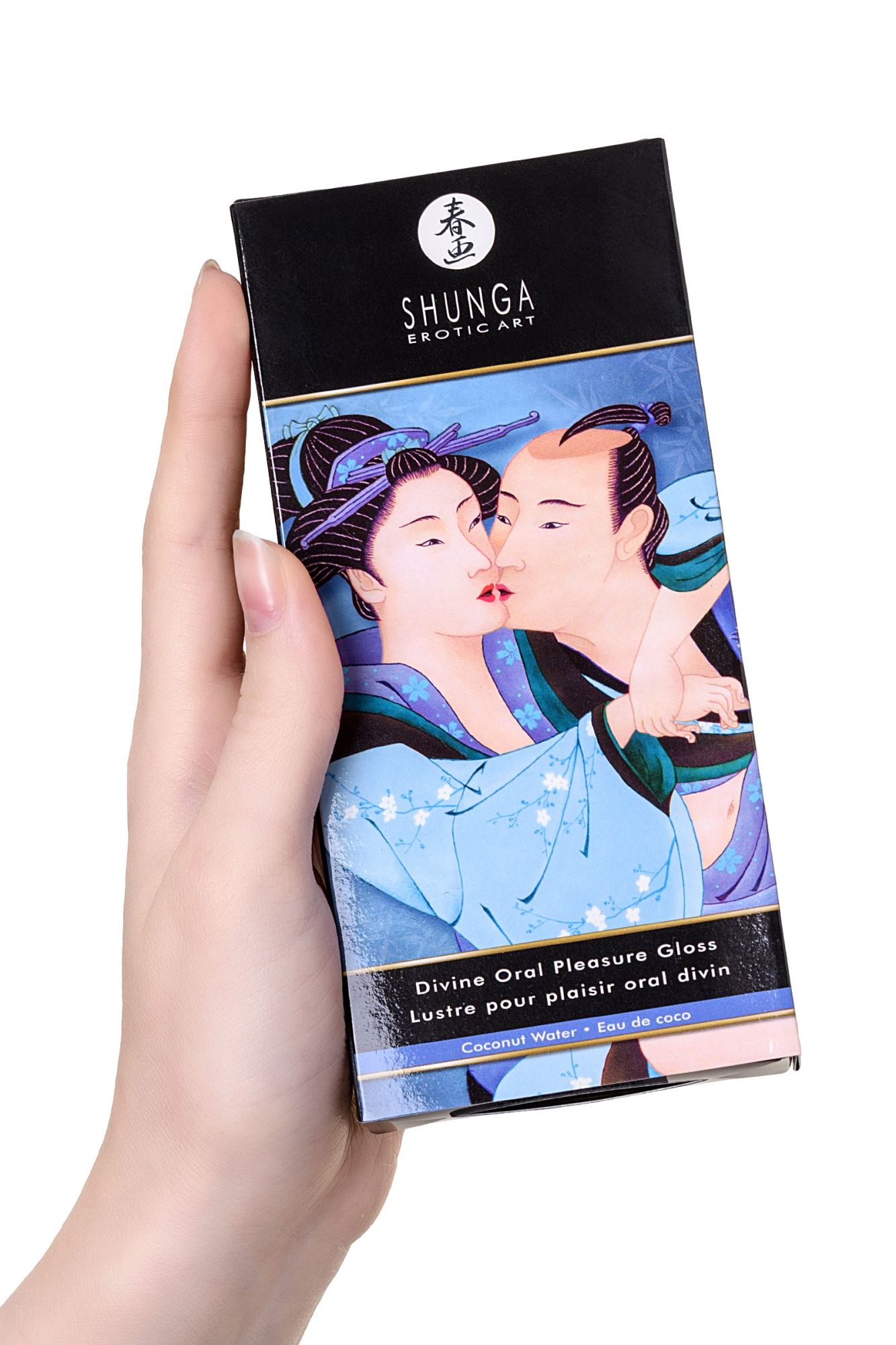 блеск для губ shunga «божественное удовольствие», эффект ледяного огня, кокосовая вода, 10 мл. в 