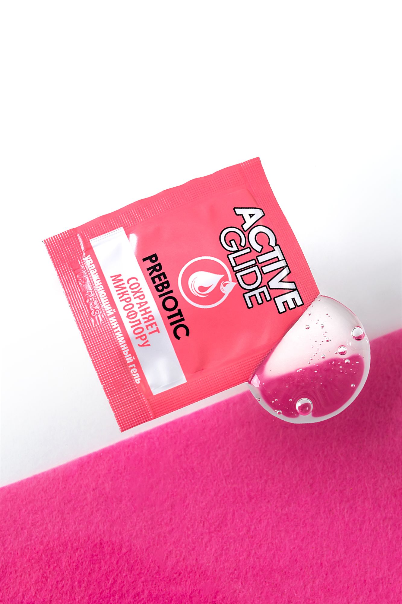 увлажняющий интимный гель active glide prebiotic,  3г 20 шт в упаковке в 