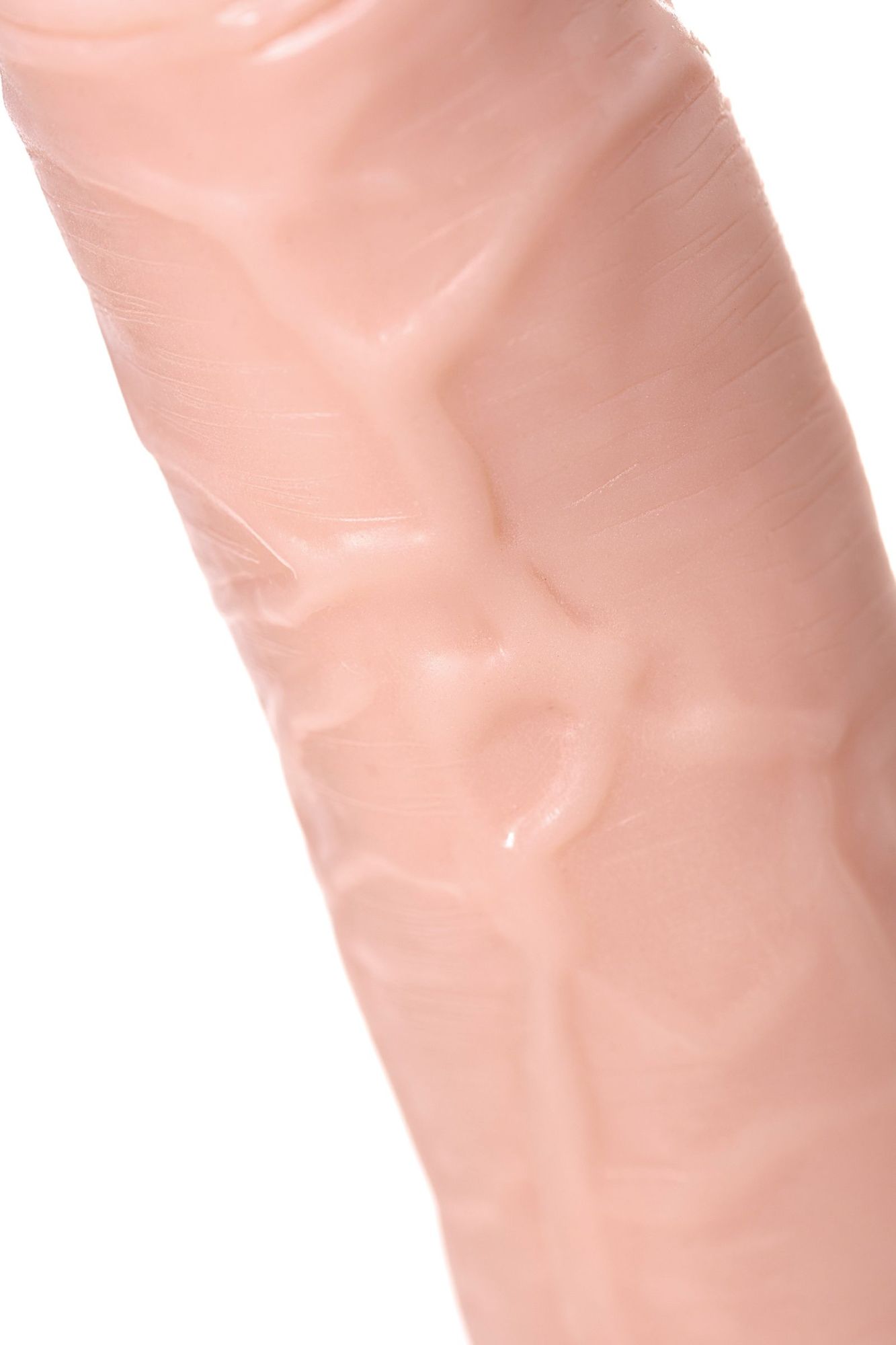 реалистичный вибратор realstick nude, pvc, 7 режимов вибрации, телесный. в 