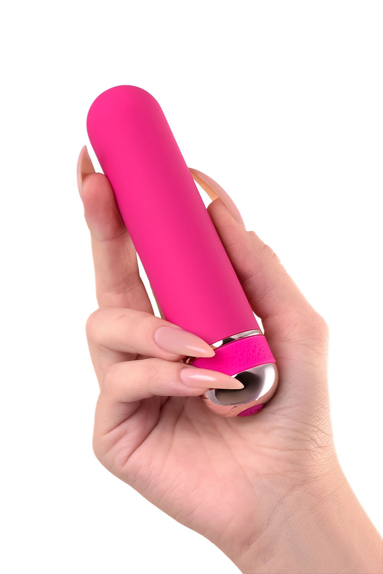 нереалистичный вибратор a-toys by toyfa mastick mini, abs пластик, розовый, 13 см в 