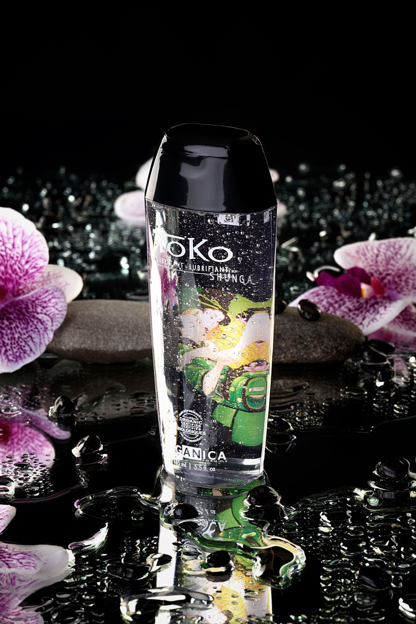 лубрикант shunga toko organica на водной основе, из 100% органических компонентов,165 мл в 