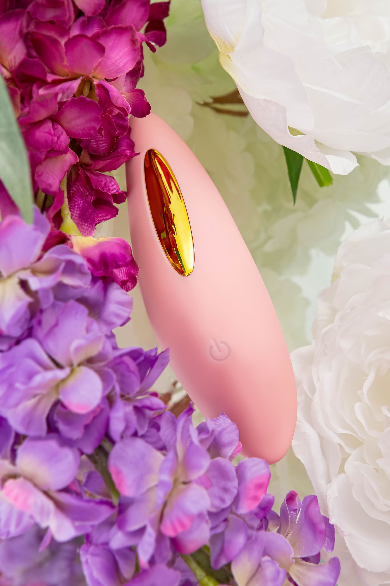 вакуумный стимулятор flovetta lily, силикон, розовый, 13 см в 