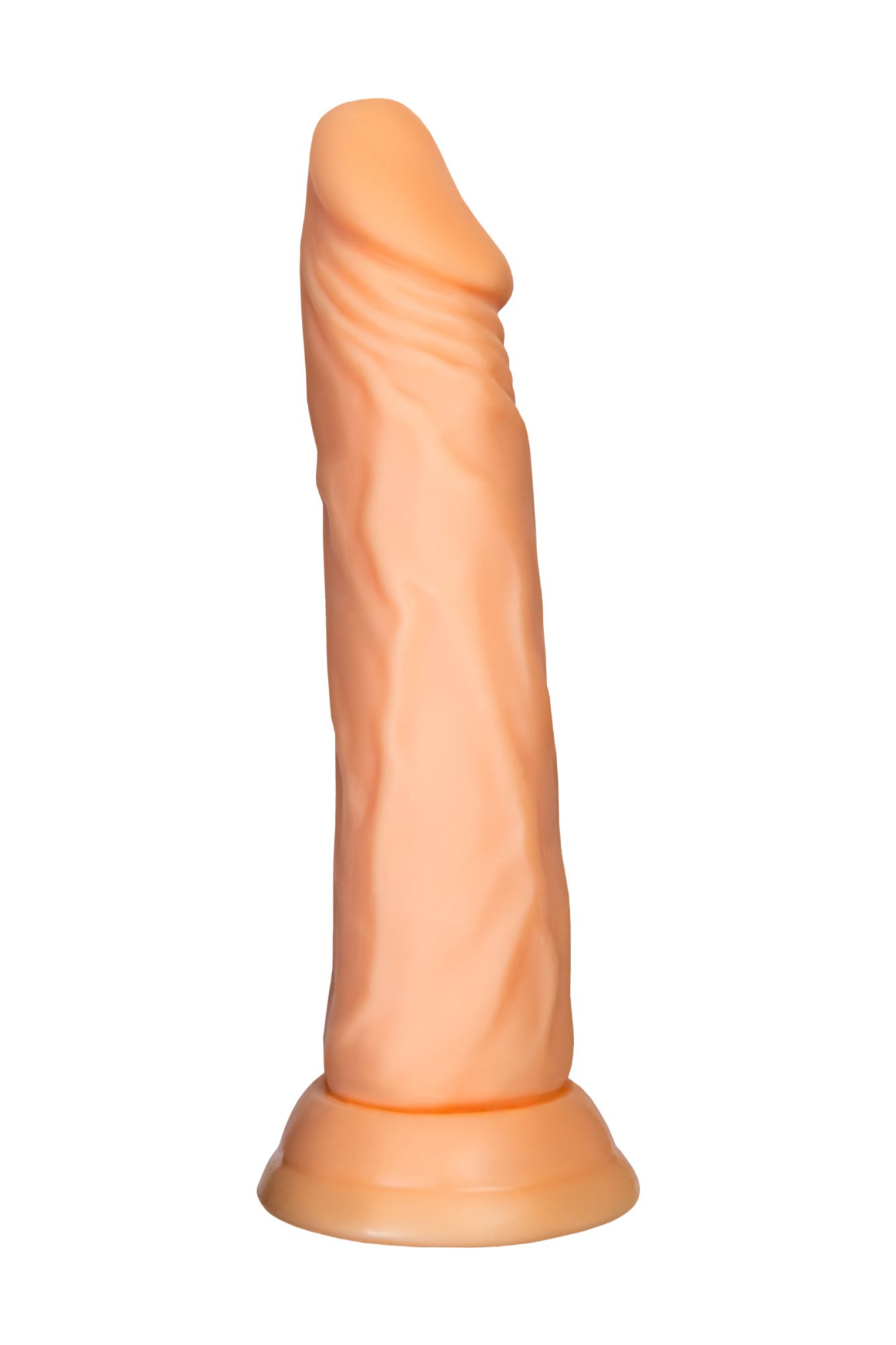 реалистичный фаллоимитатор a-toys by toyfa toon, tpe, телесный, 20 см в 