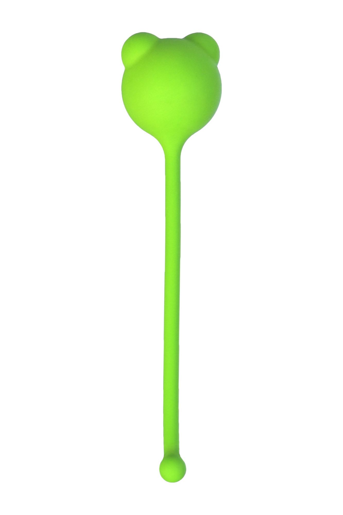 вагинальный шарик a-toys by toyfa tigo, силикон, зеленый, 12,4 см ø 2,7 см в 