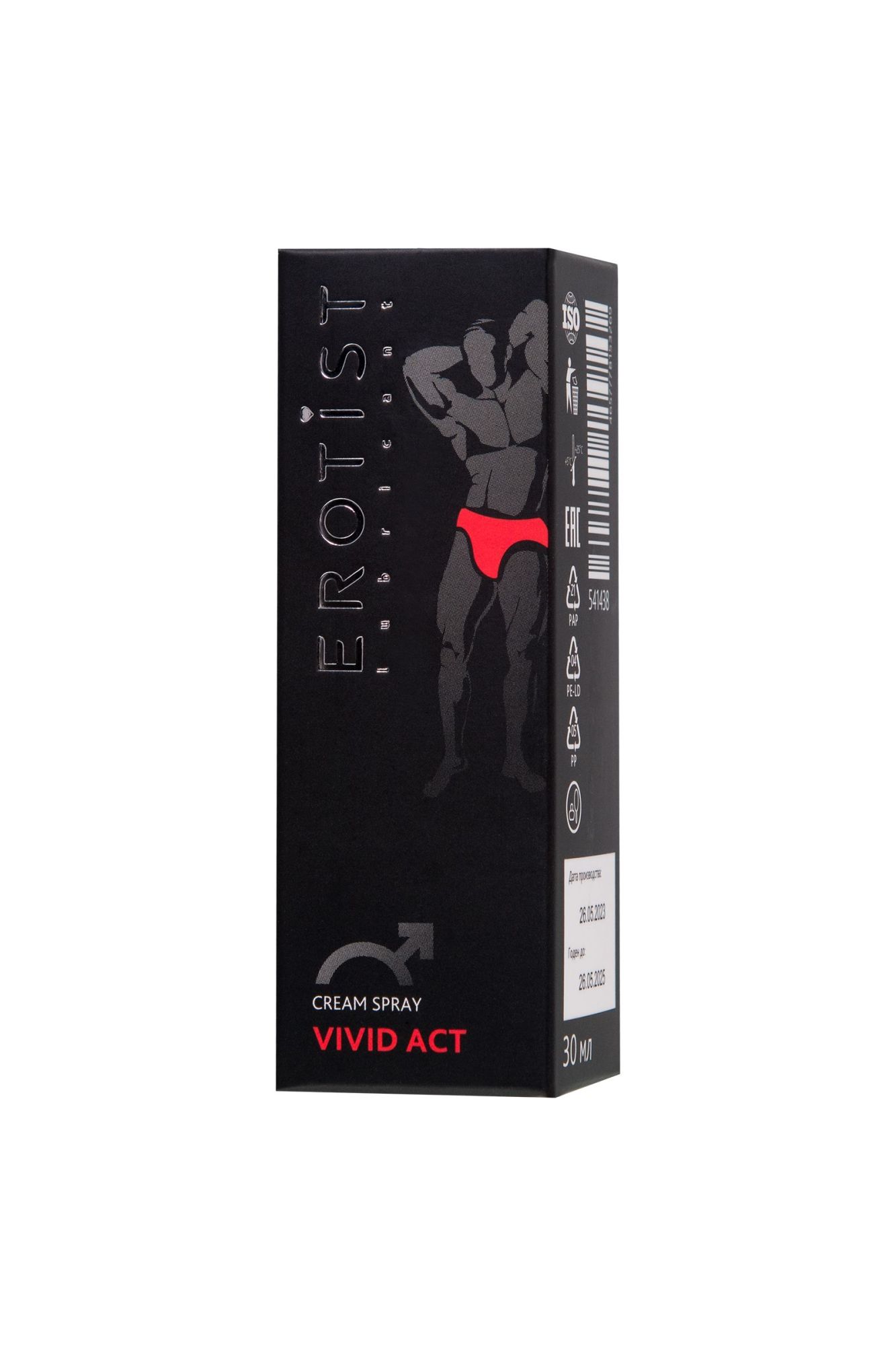 крем-спрей erotist vivid act, для мужчин, для повышения потенции и улучшения эрекции, 30мл в 
