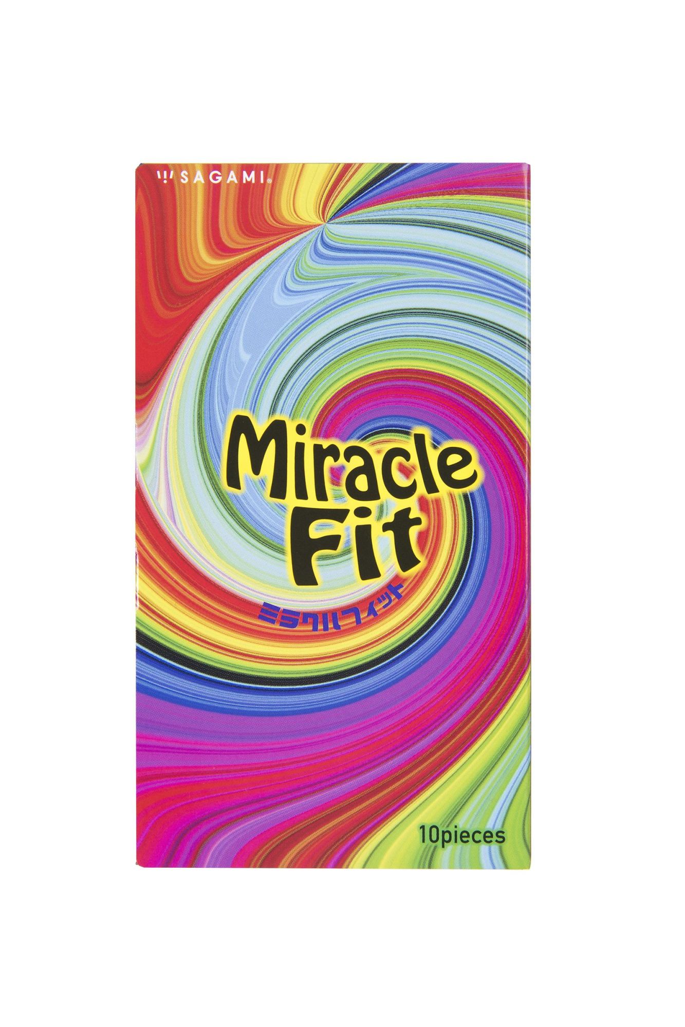 презервативы sagami, miracle fit, латекс, 18,5 см, 5,2 см, 10 шт. в 