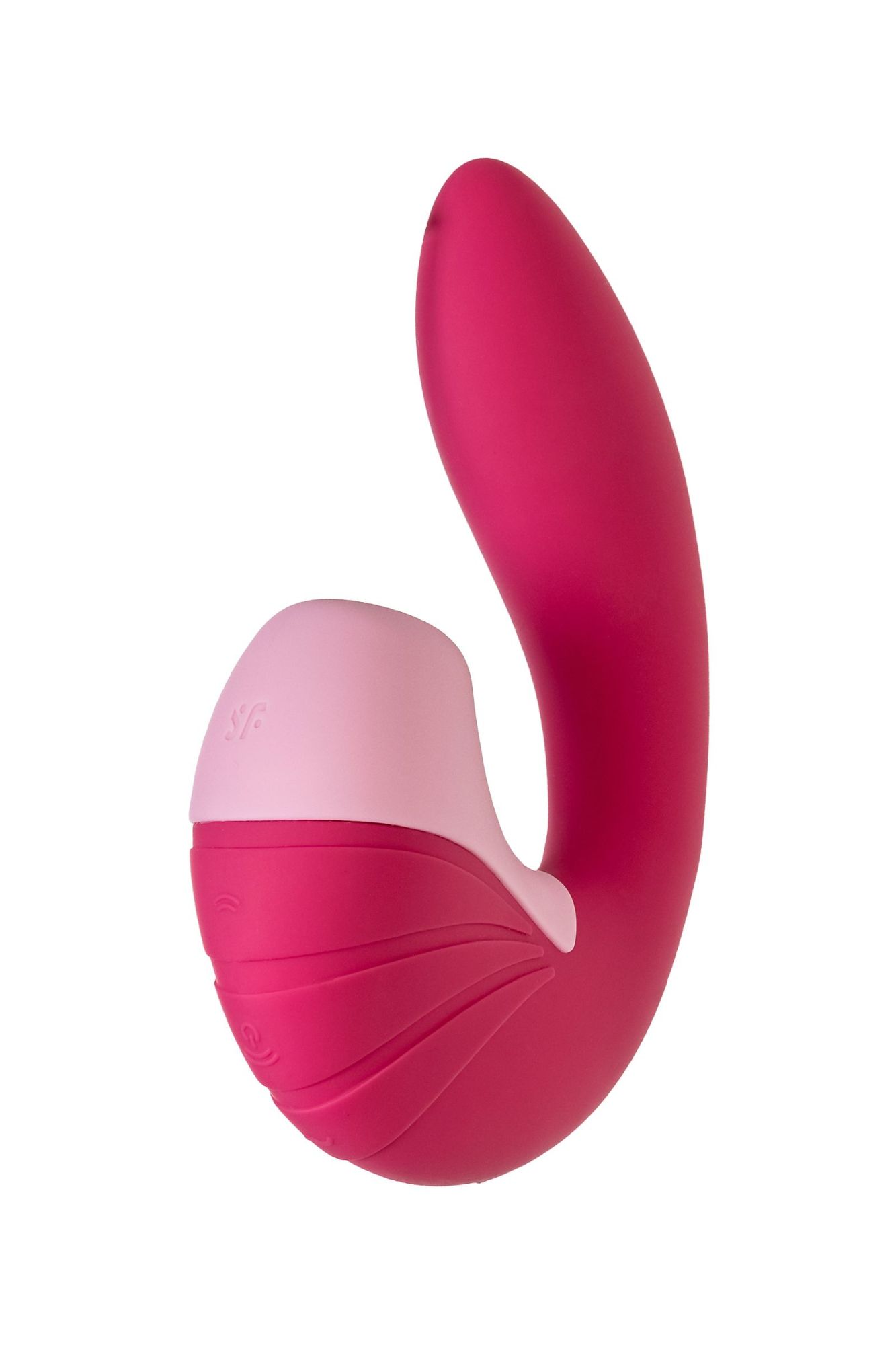 вибратор satisfyer supernova, с вакуум-волновым стимулятором, силикон, красный, 16,9 см в 
