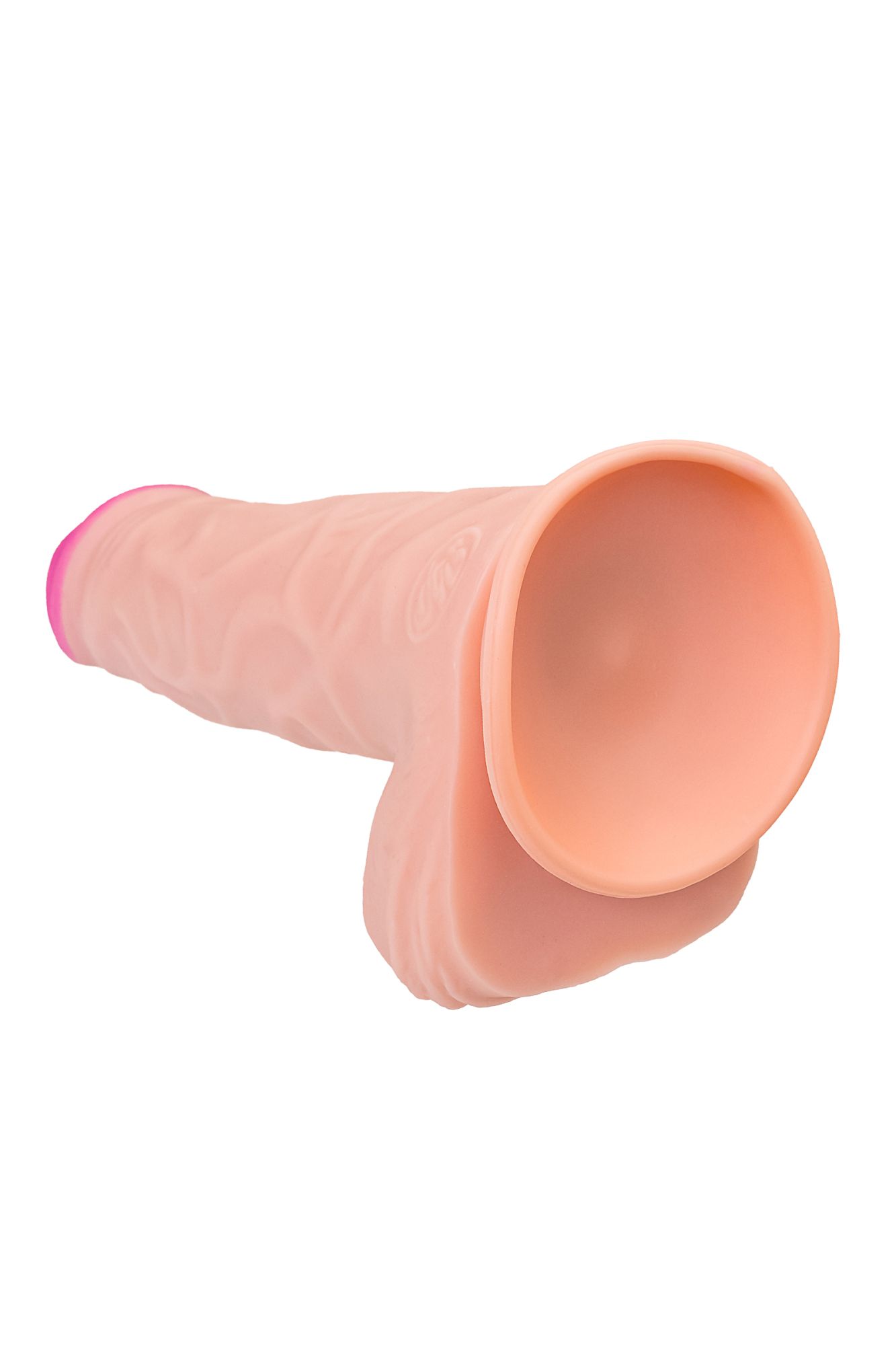 фаллоимитатор-гигант lovetoy, реалистичный, neoskin, телесный, 27 см, ø 6,8 см в 