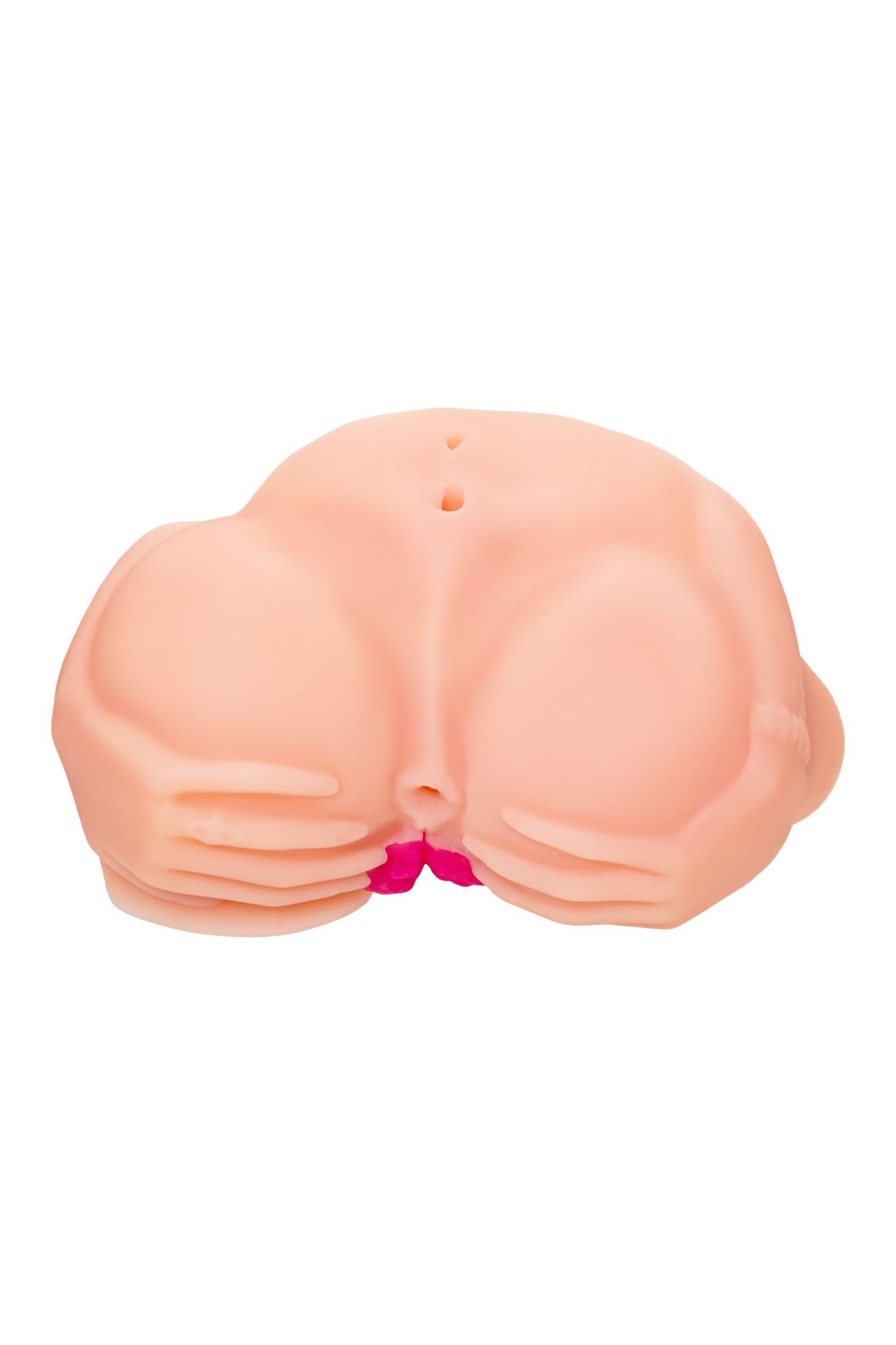 мастурбатор реалистичный toyfa juicy pussy nicole с вибрацией, вагина и анус, tpr, телесный, 19 см в 