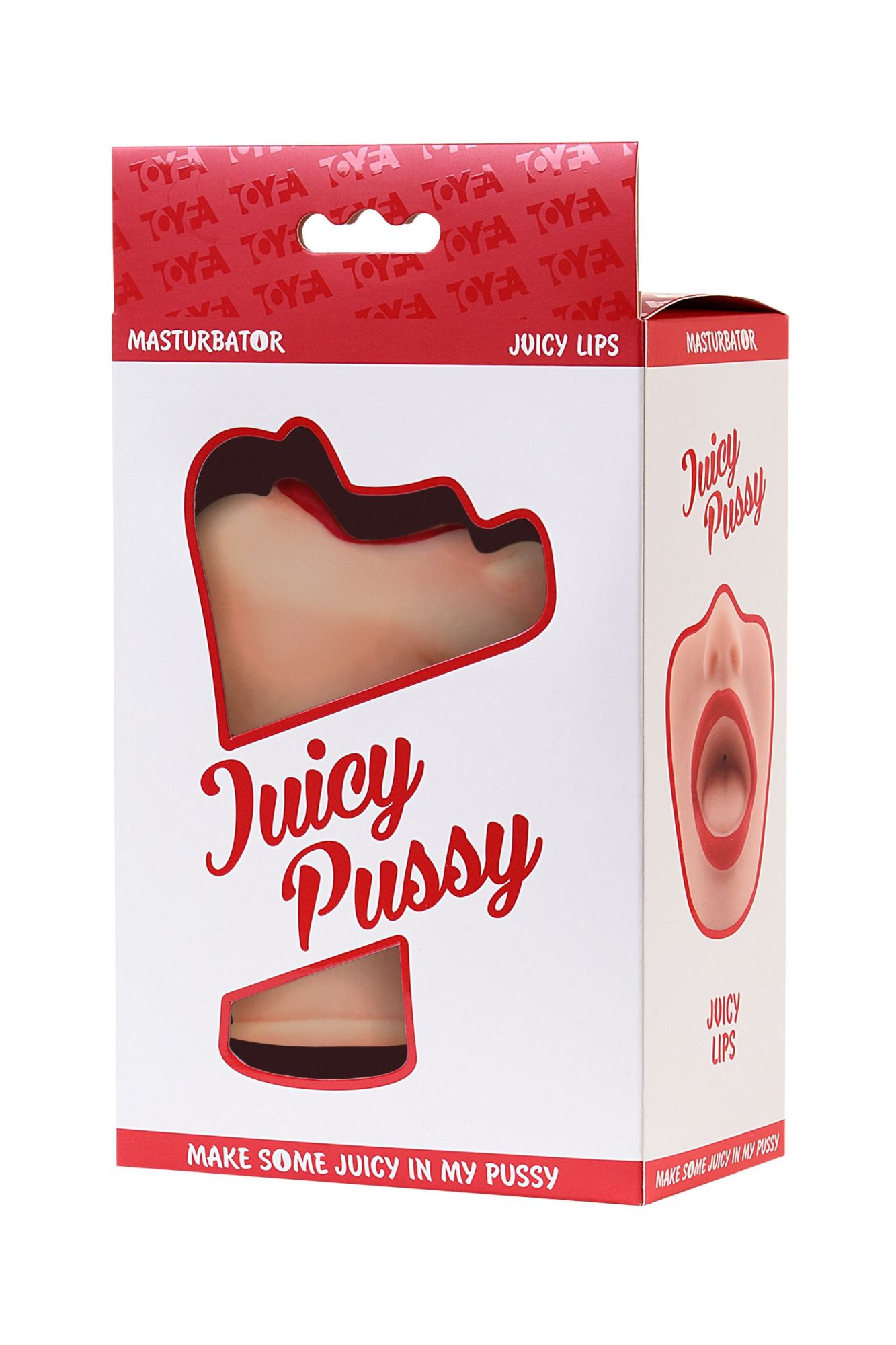 мастурбатор реалистичный  toyfa juicy pussy juicy lips, рот, tpr, телесный, 12,6 см в 