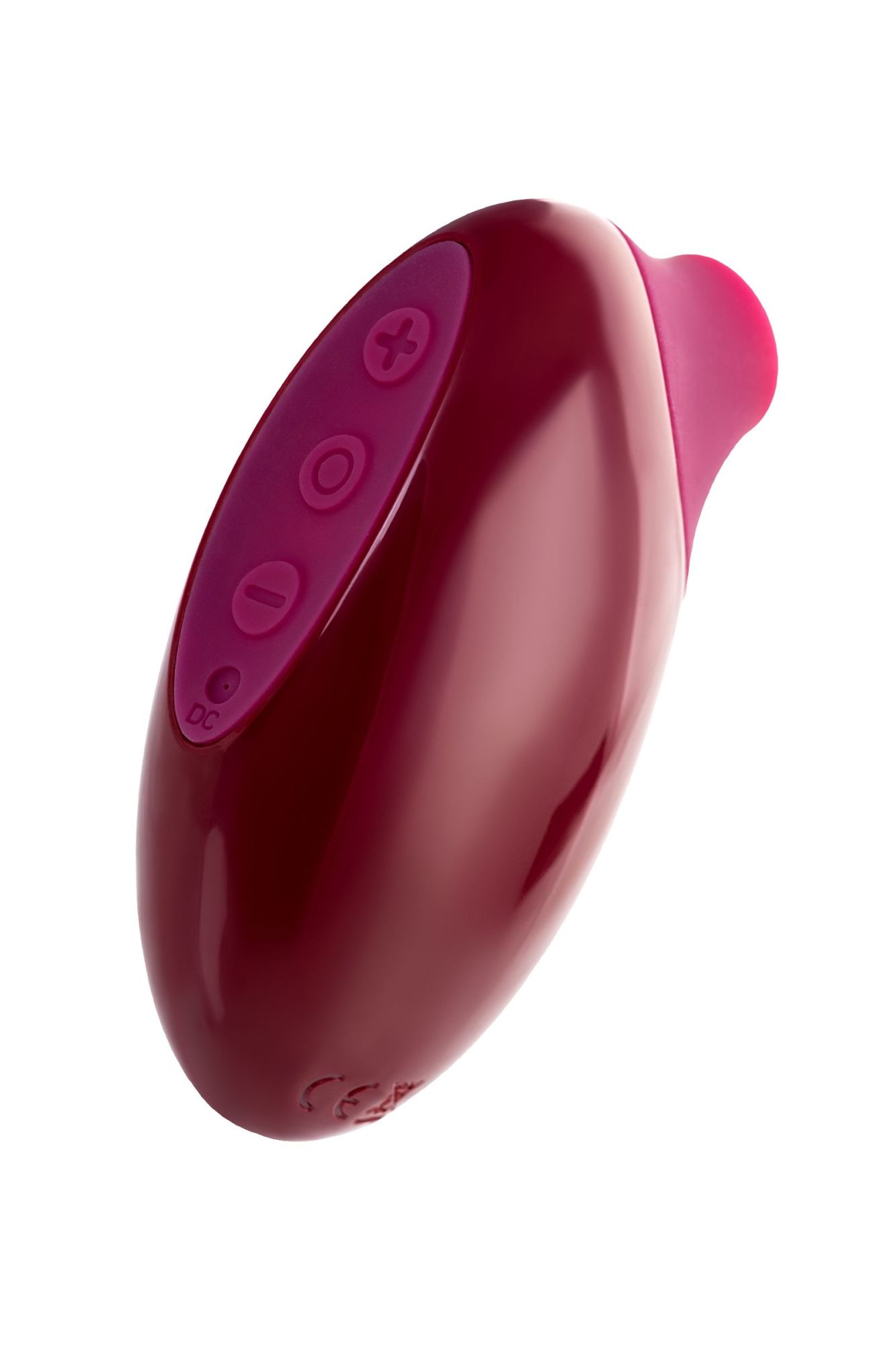 вакуумный стимулятор клитора toyfa a-toys myrty, бордовый, 9,8 см в 