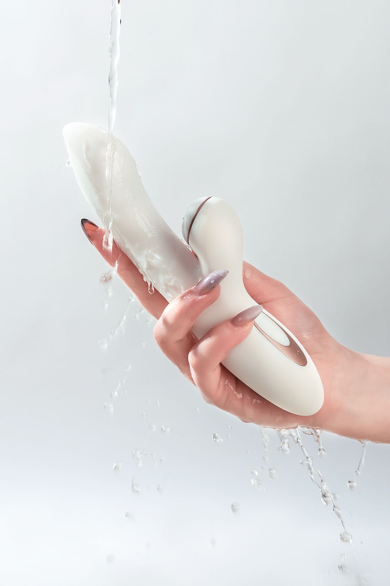 вибратор satisfyer pro g-spot rabbit, с вакуум-волновым стимулятором, силикон, белый, 22 см. в 