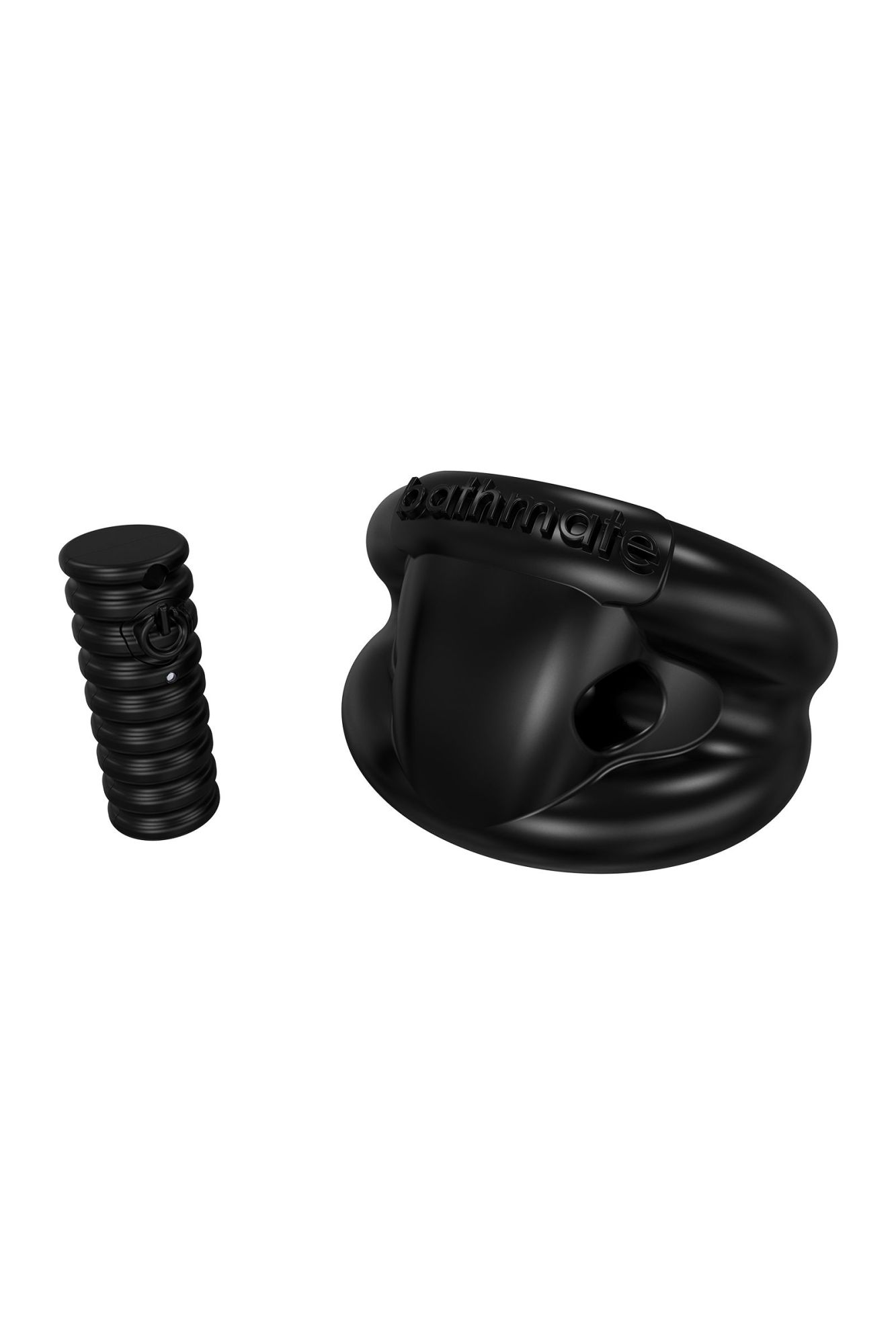 виброкольцо на пенис bathmate strength, elastomex, черное, ø5 см в 