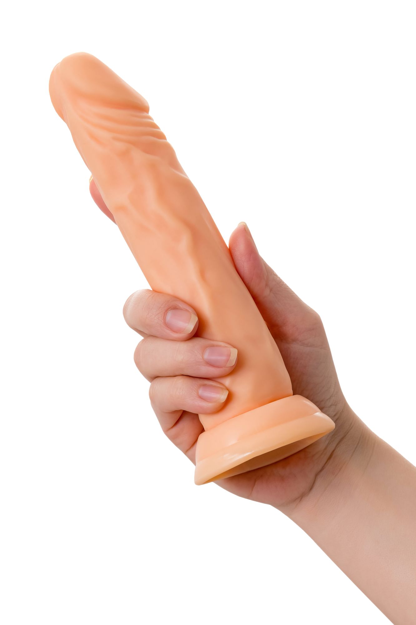 реалистичный фаллоимитатор a-toys by toyfa toon, tpe, телесный, 20 см в 