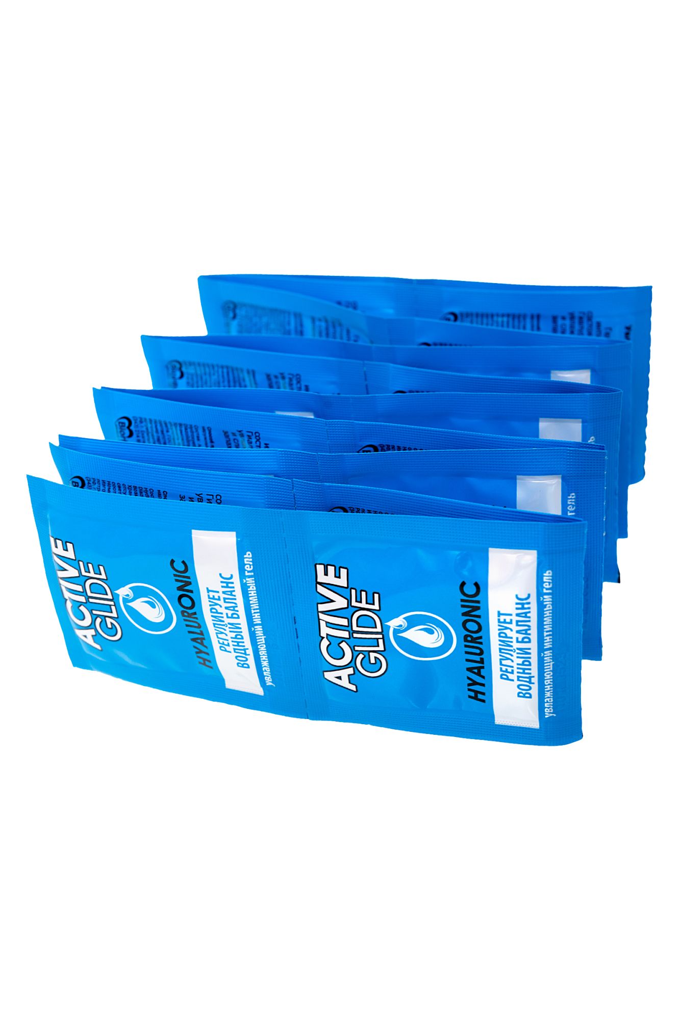 увлажняющий интимный гель active glide hyaluronic, 3 г 20шт в упаковке в 