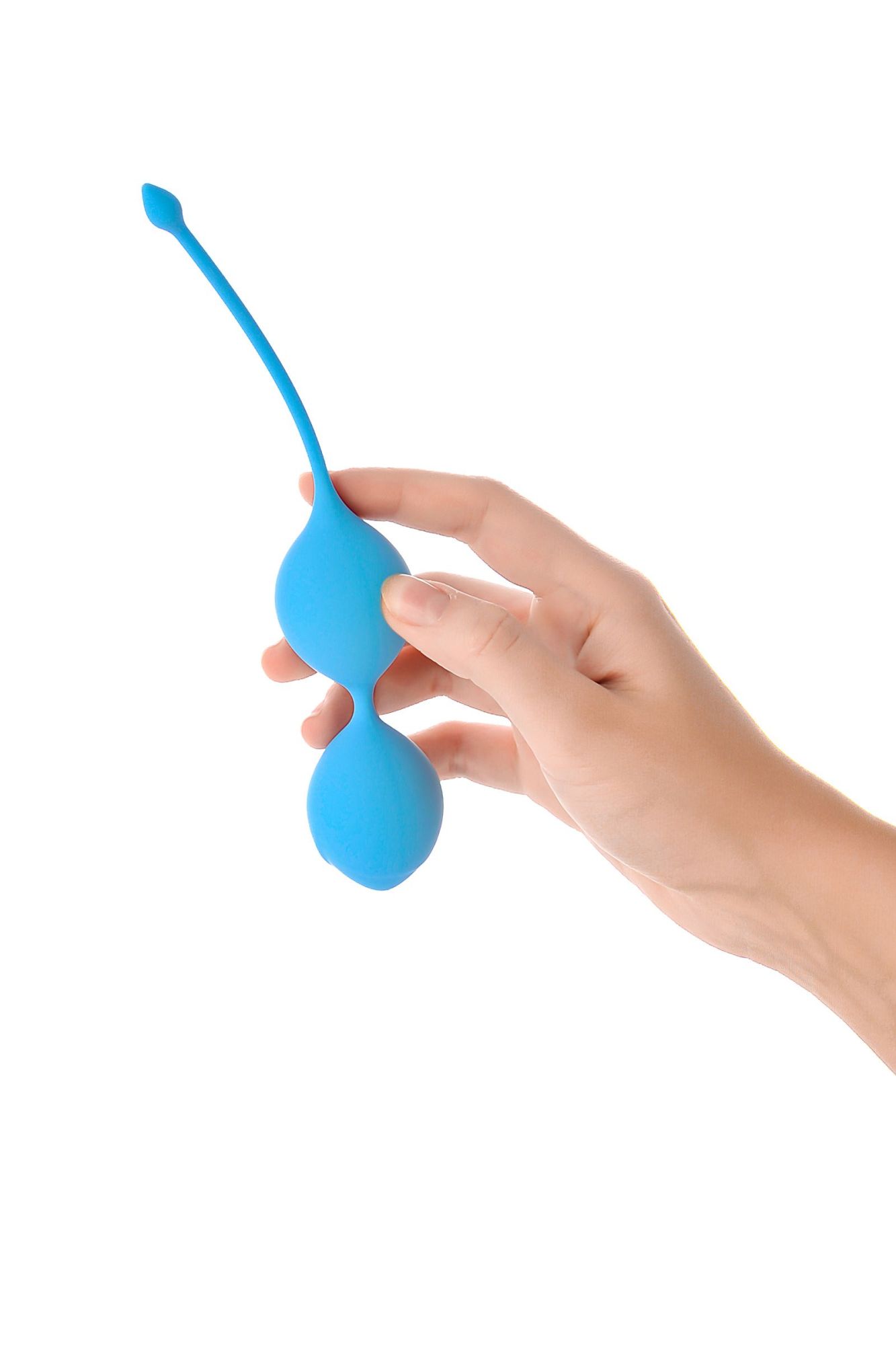 вагинальные шарики toyfa  a-toys trot, силикон, голубой, 19,5 см в 
